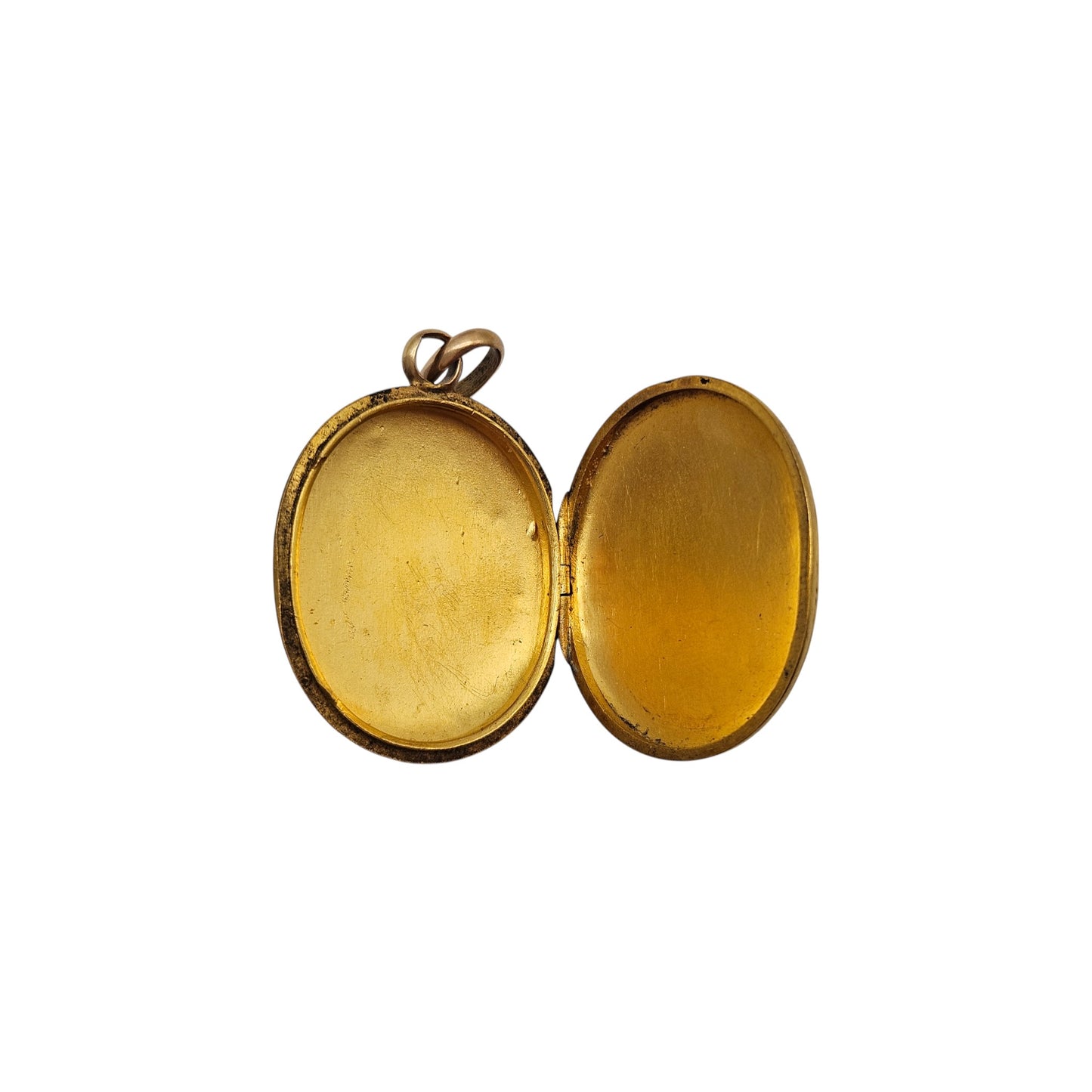 Victorian 18ct Yellow Gold Engraved Locket Pendant L 3.0 cm 10.2 g.