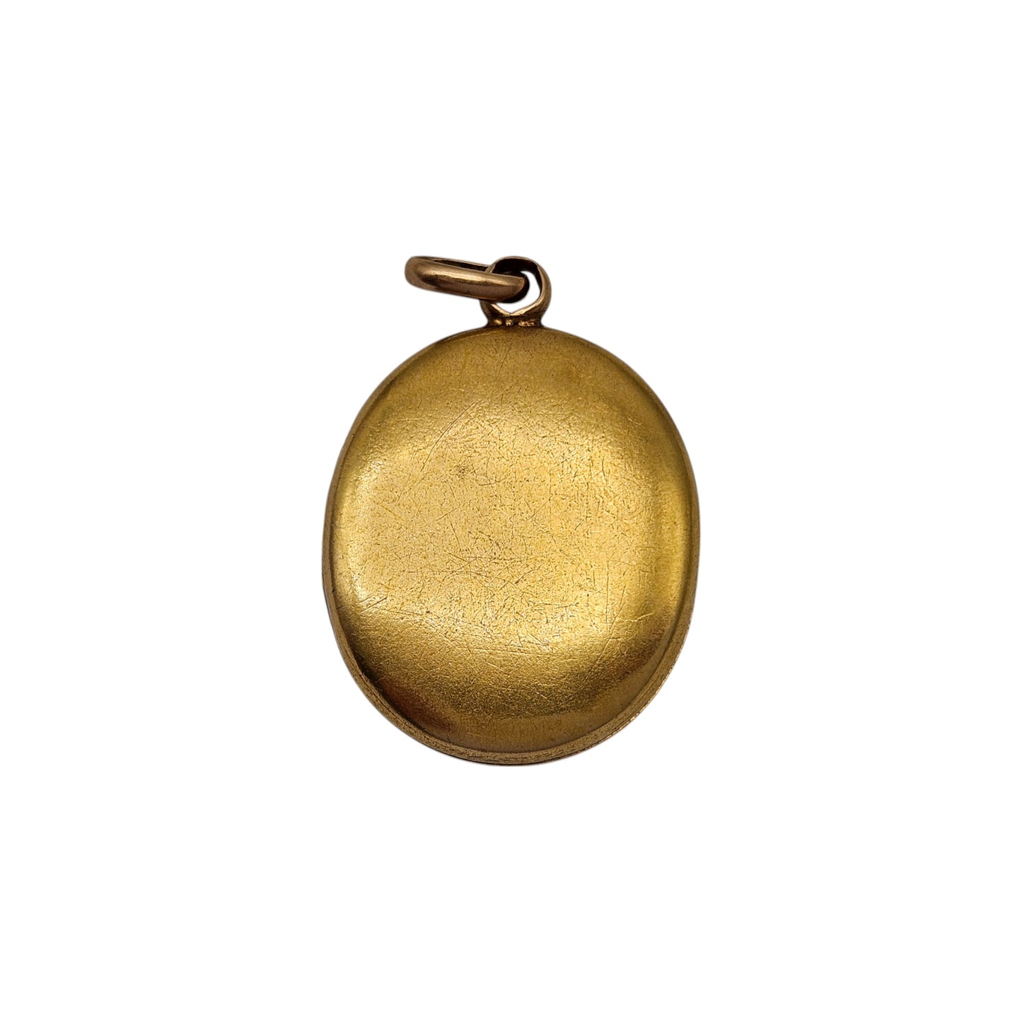Victorian 18ct Yellow Gold Engraved Locket Pendant L 3.0 cm 10.2 g.