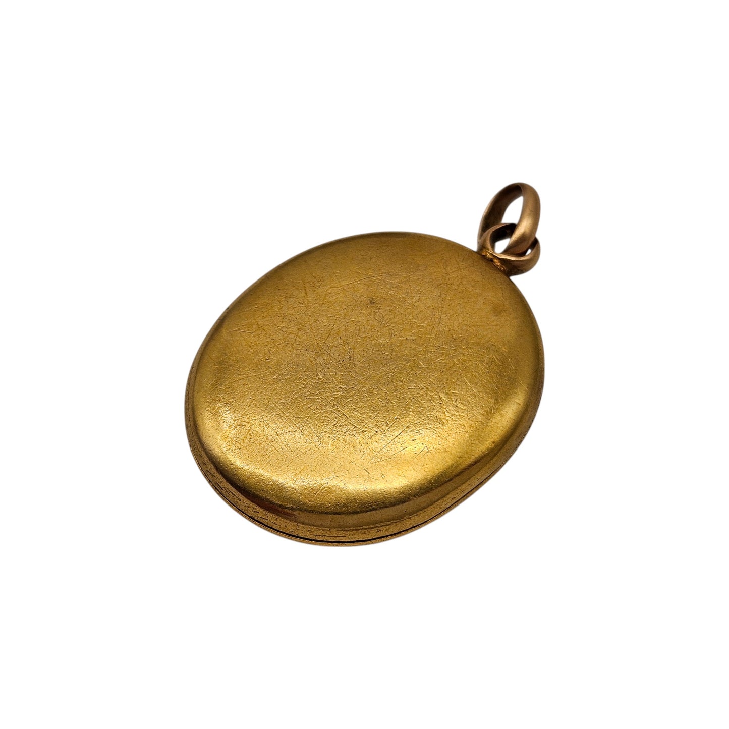 Victorian 18ct Yellow Gold Engraved Locket Pendant L 3.0 cm 10.2 g.