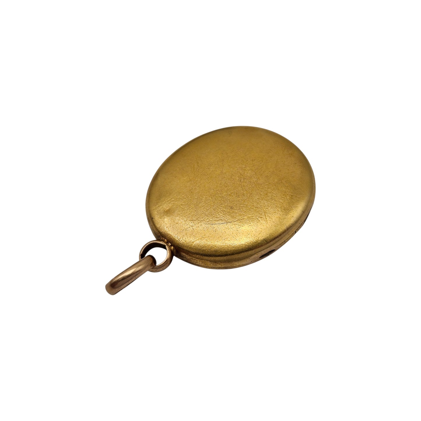 Victorian 18ct Yellow Gold Engraved Locket Pendant L 3.0 cm 10.2 g.