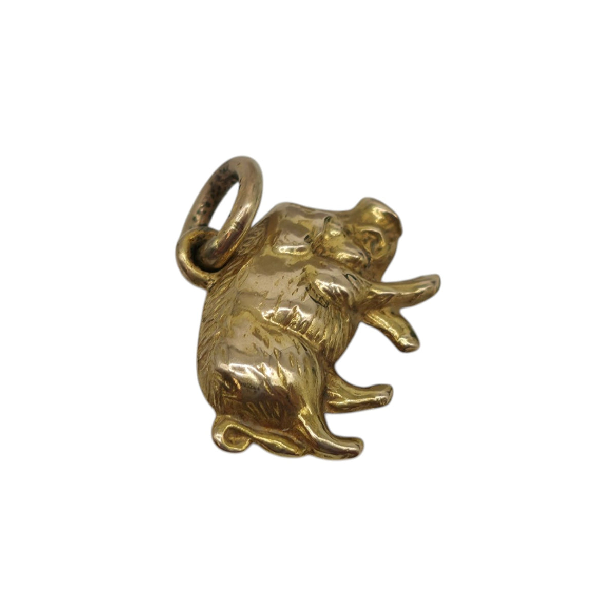 9ct Yellow Gold Boar Charm L 1.5 cm 0.9 g.