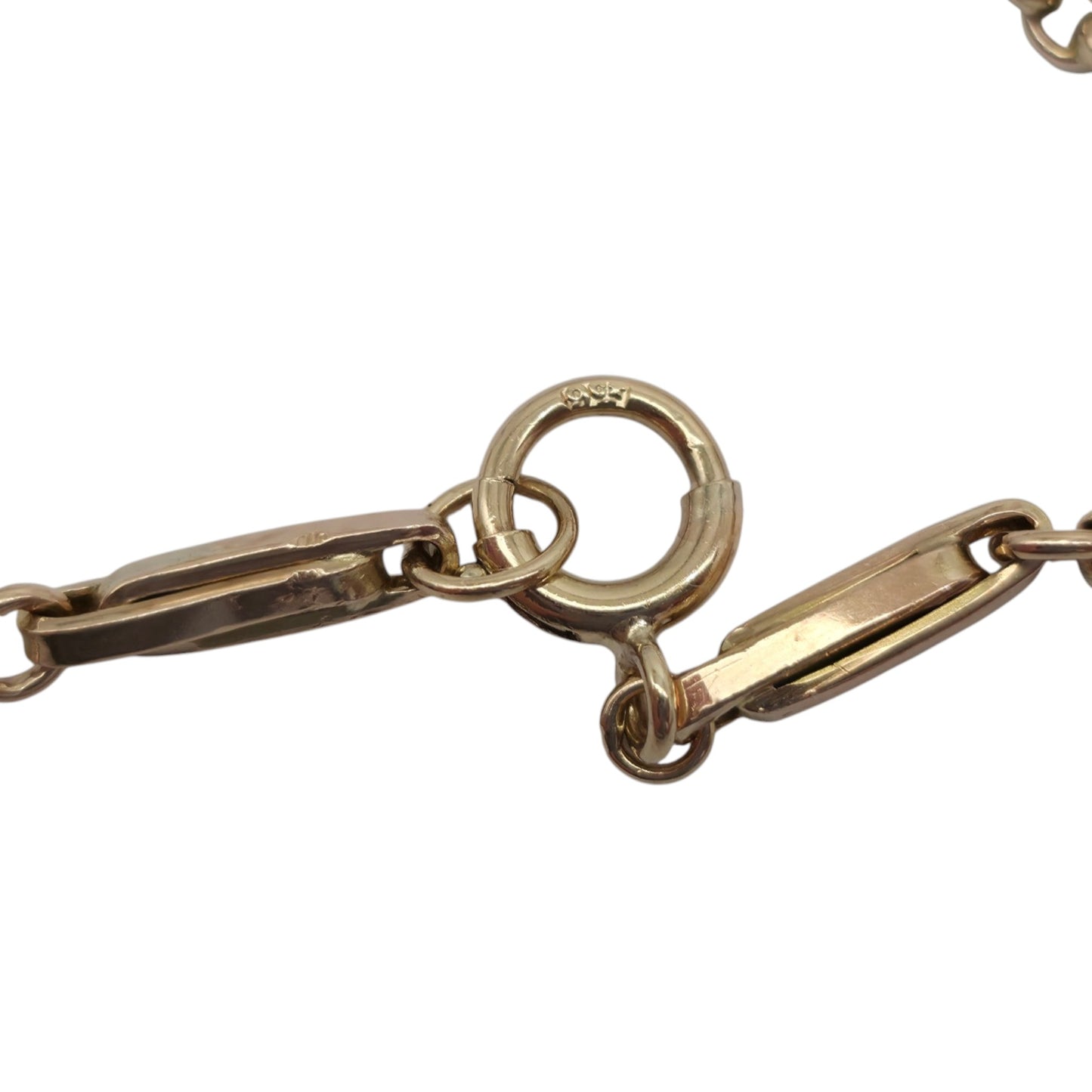 Antique 9ct Rose Gold Fancy Belcher Chain c.1900 L 76.5 cm 10.2 g.