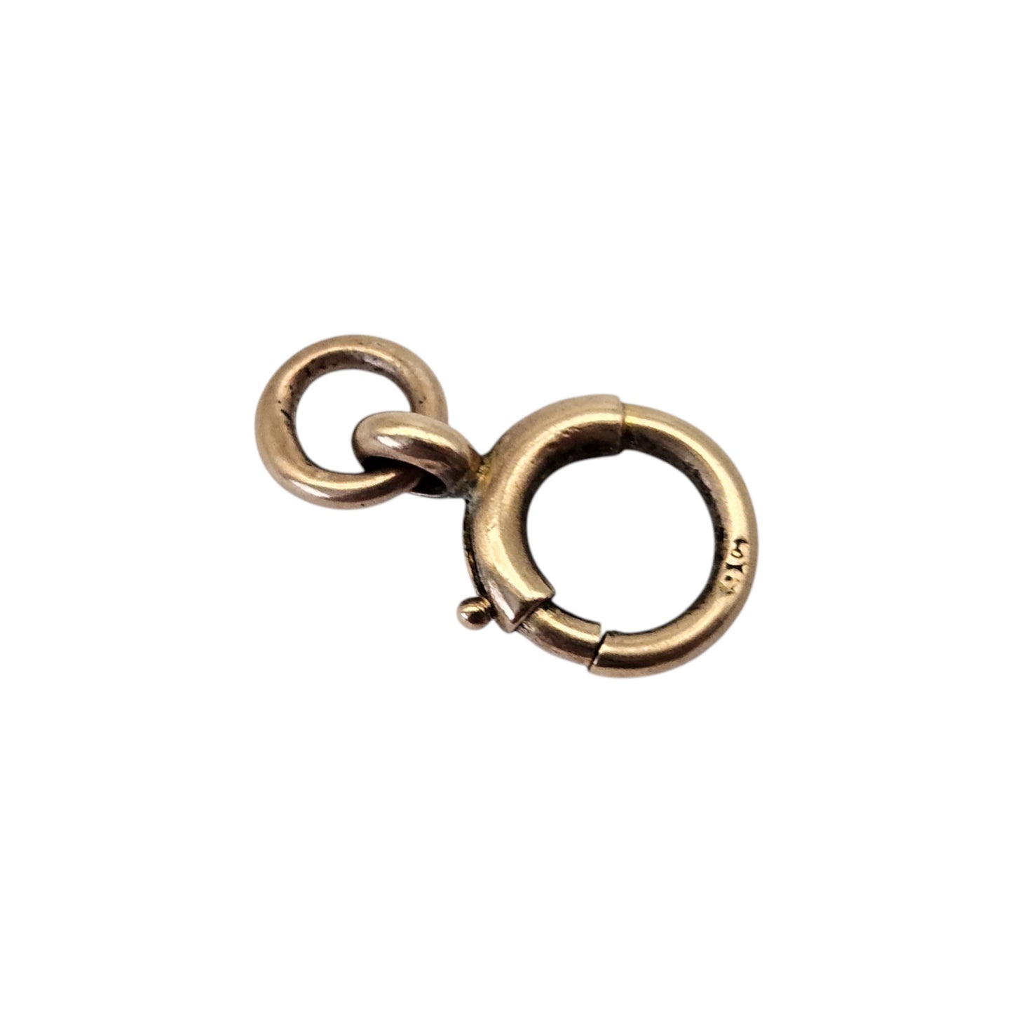 Antique 9ct Rose Gold Bolt Clasp c.1900 L 1.3 cm 1.0 g.