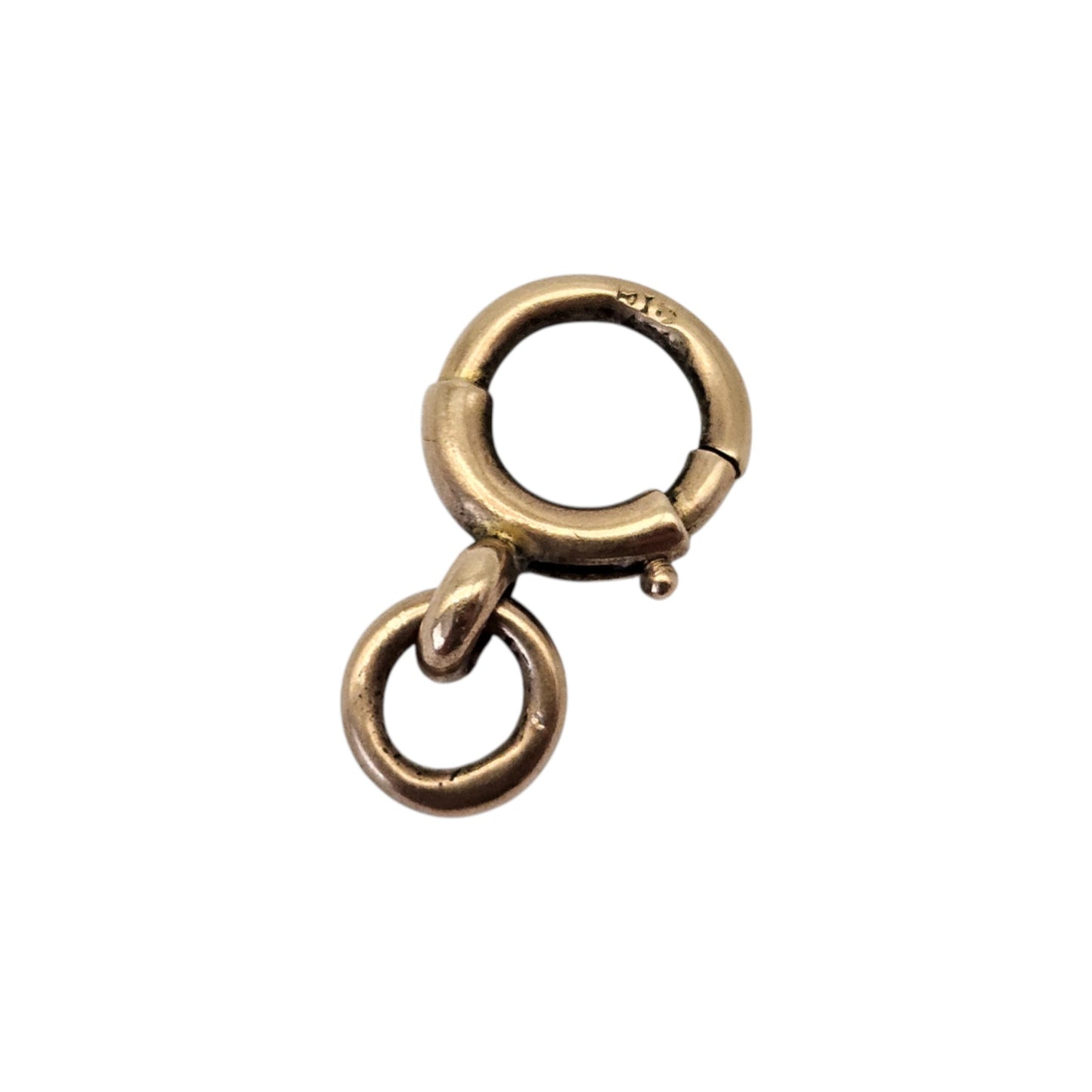 Antique 9ct Rose Gold Bolt Clasp c.1900 L 1.3 cm 1.0 g.