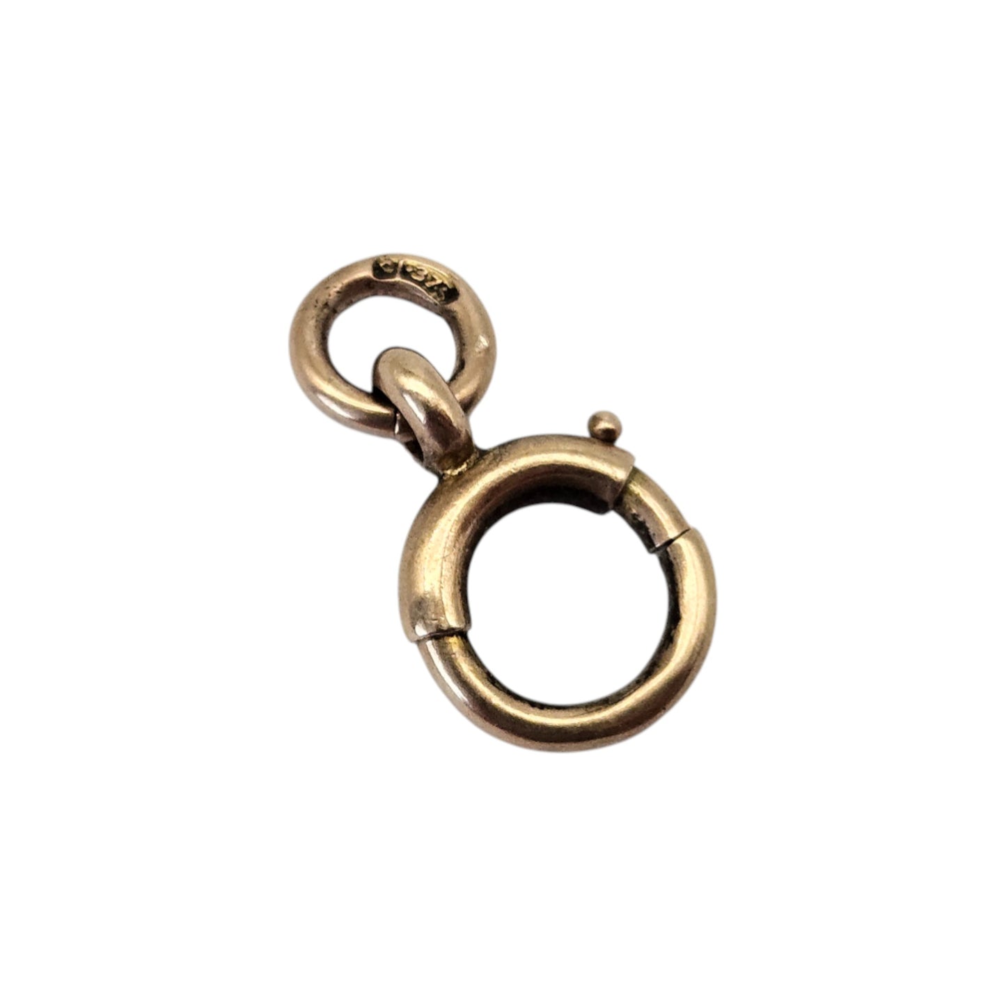 Antique 9ct Rose Gold Bolt Clasp c.1900 L 1.3 cm 1.0 g.