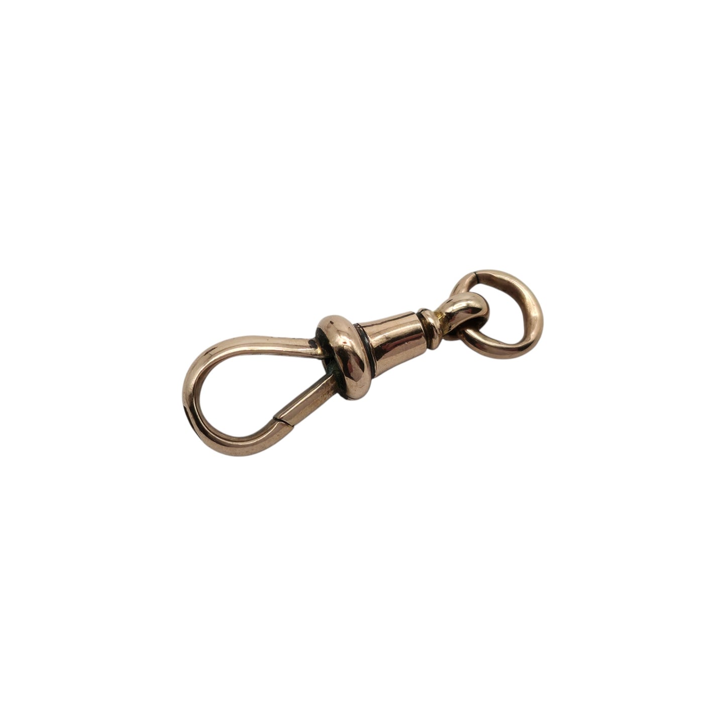 antique 9ct gold Swivel Dog Clip