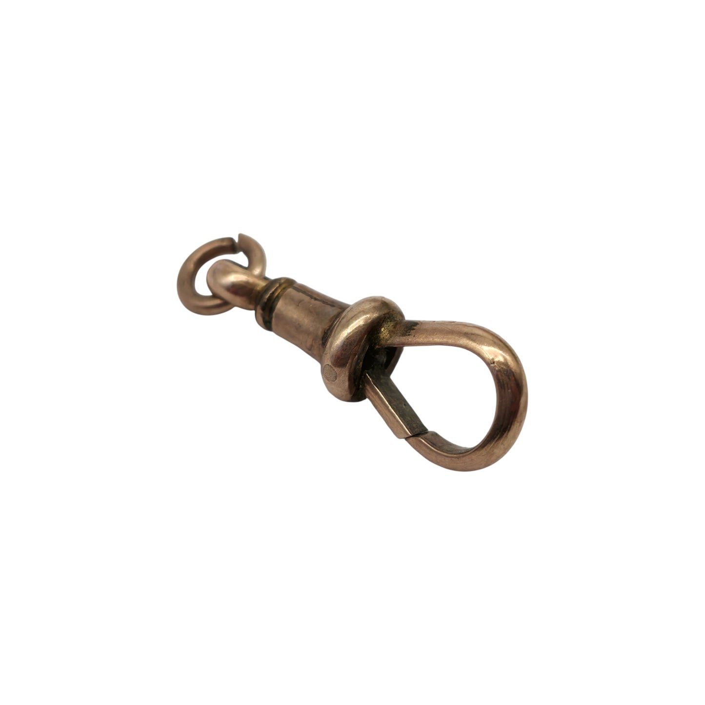 Antique 9ct Rose Gold Dog Clip c.1900 L 1.9 cm 1.4 g.