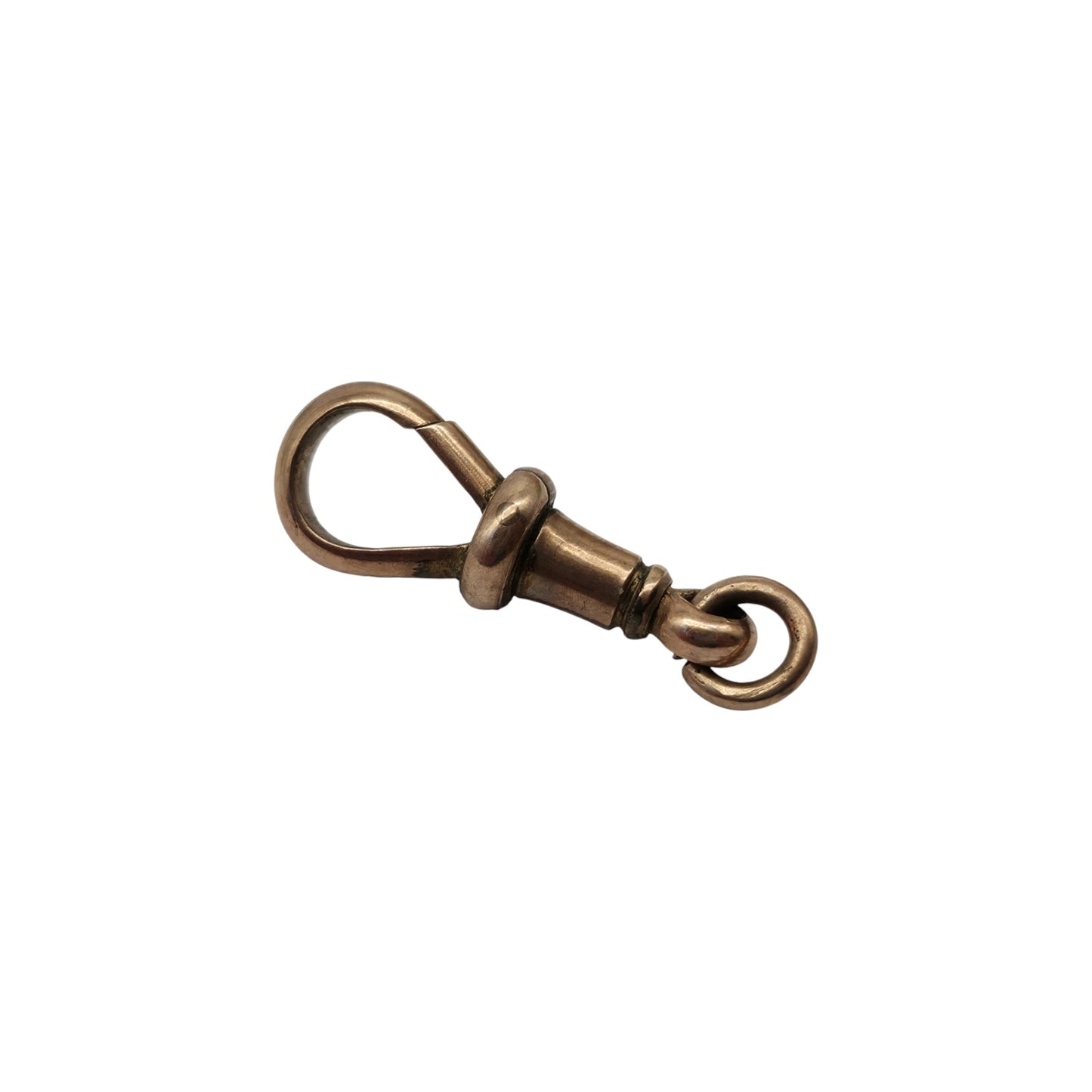 Antique 9ct Rose Gold Dog Clip c.1900 L 1.9 cm 1.4 g.