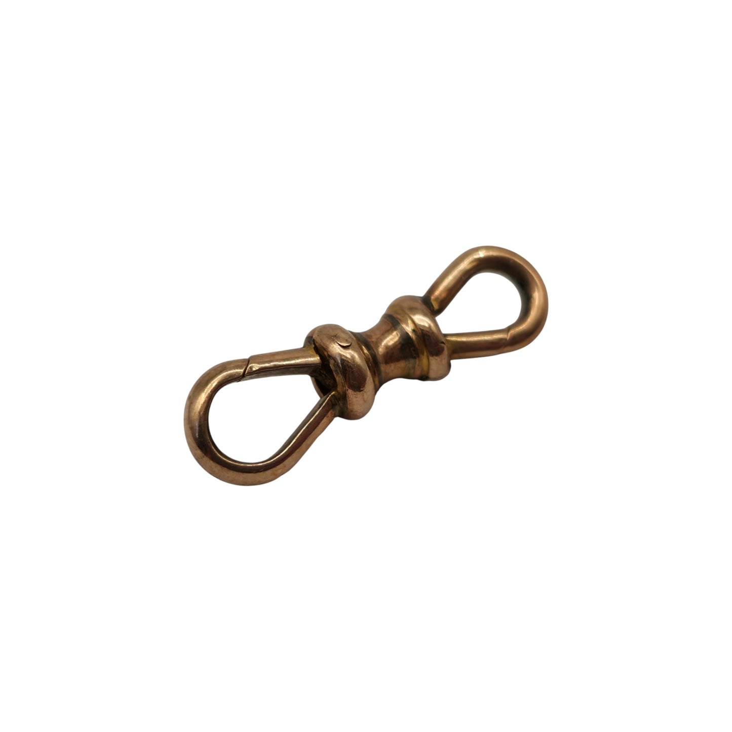 Antique 9ct Rose Gold Double Dog Clip