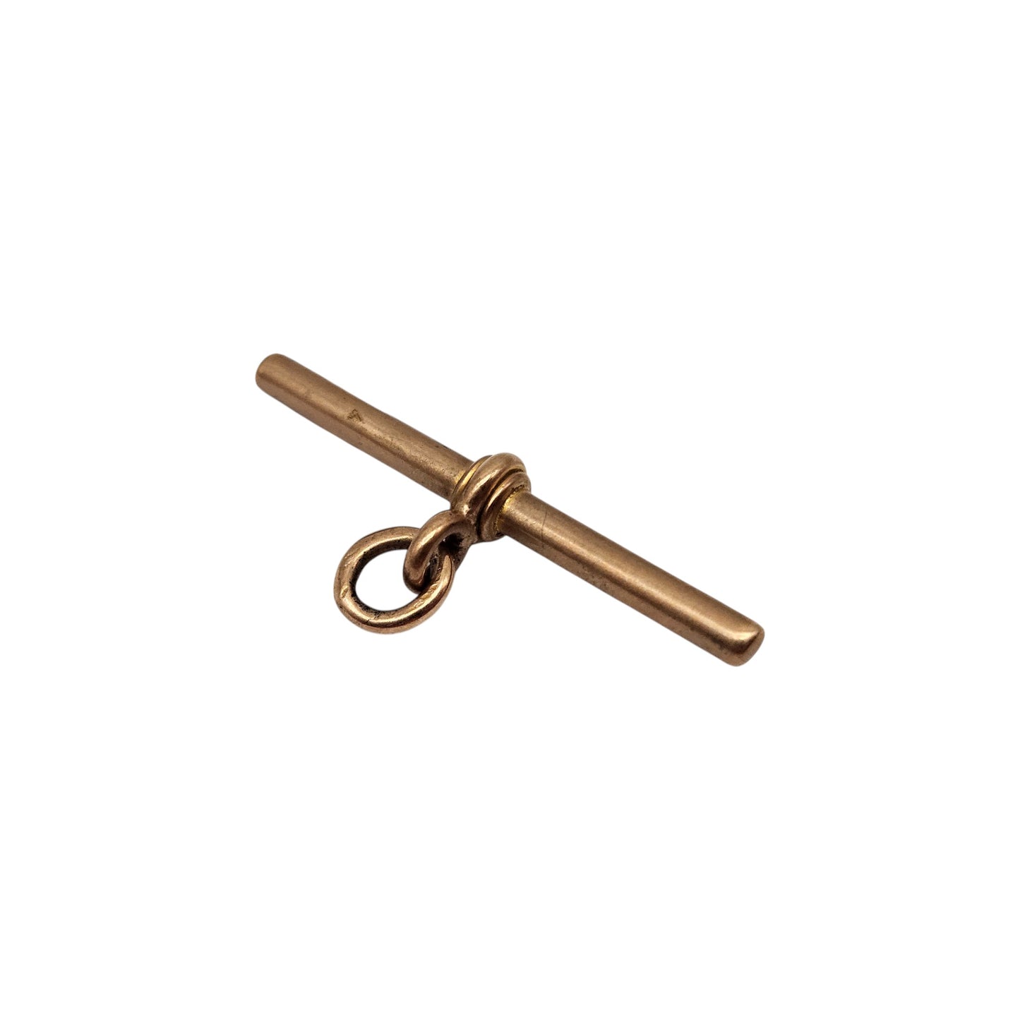 Antique 9ct 375 Rose Gold T-Bar c.1900 L 3.4 cm 3.1 g.