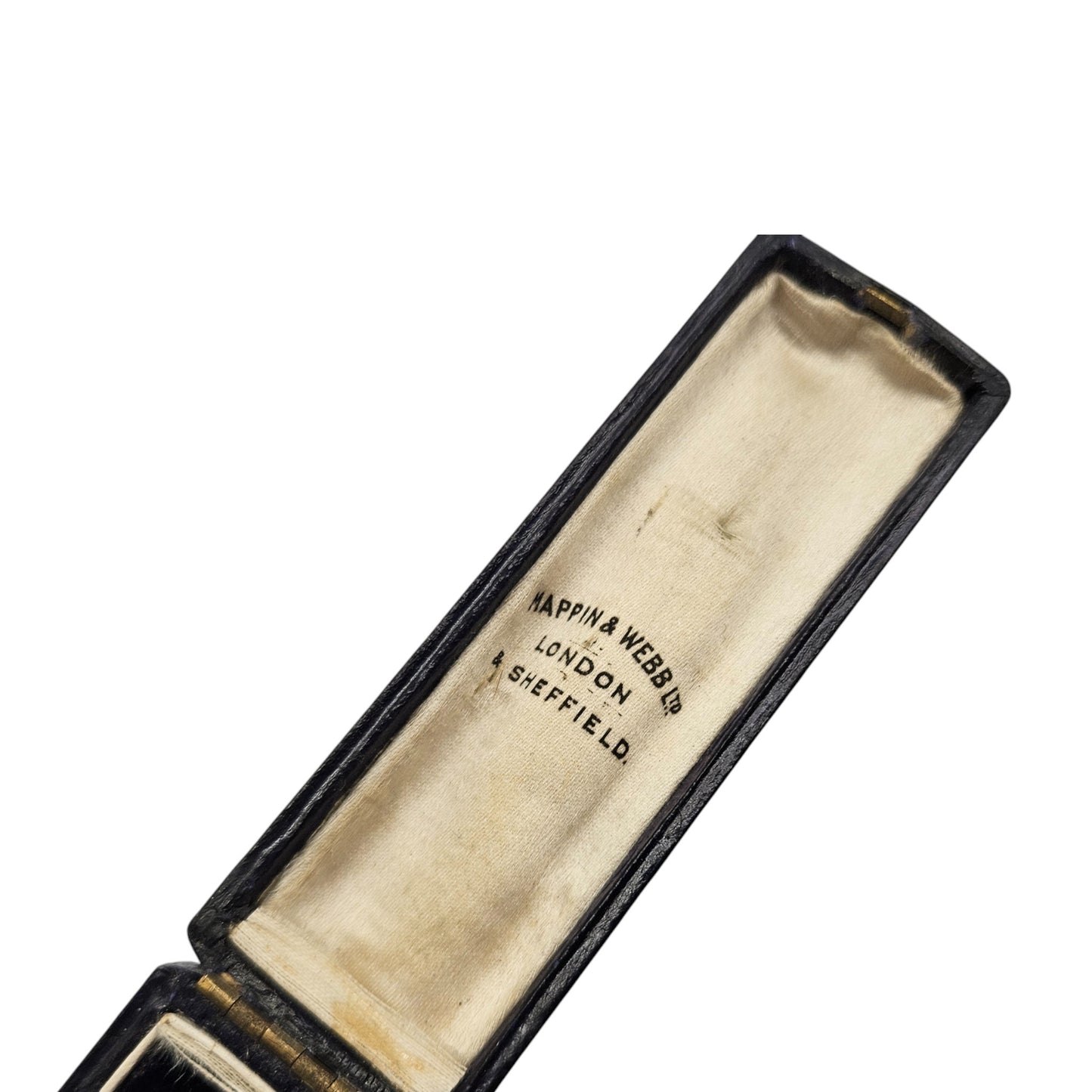 Edwardian 9ct Gold & Enamel Cricket Stick Pin 1908 In A Box By Mappin & Webb