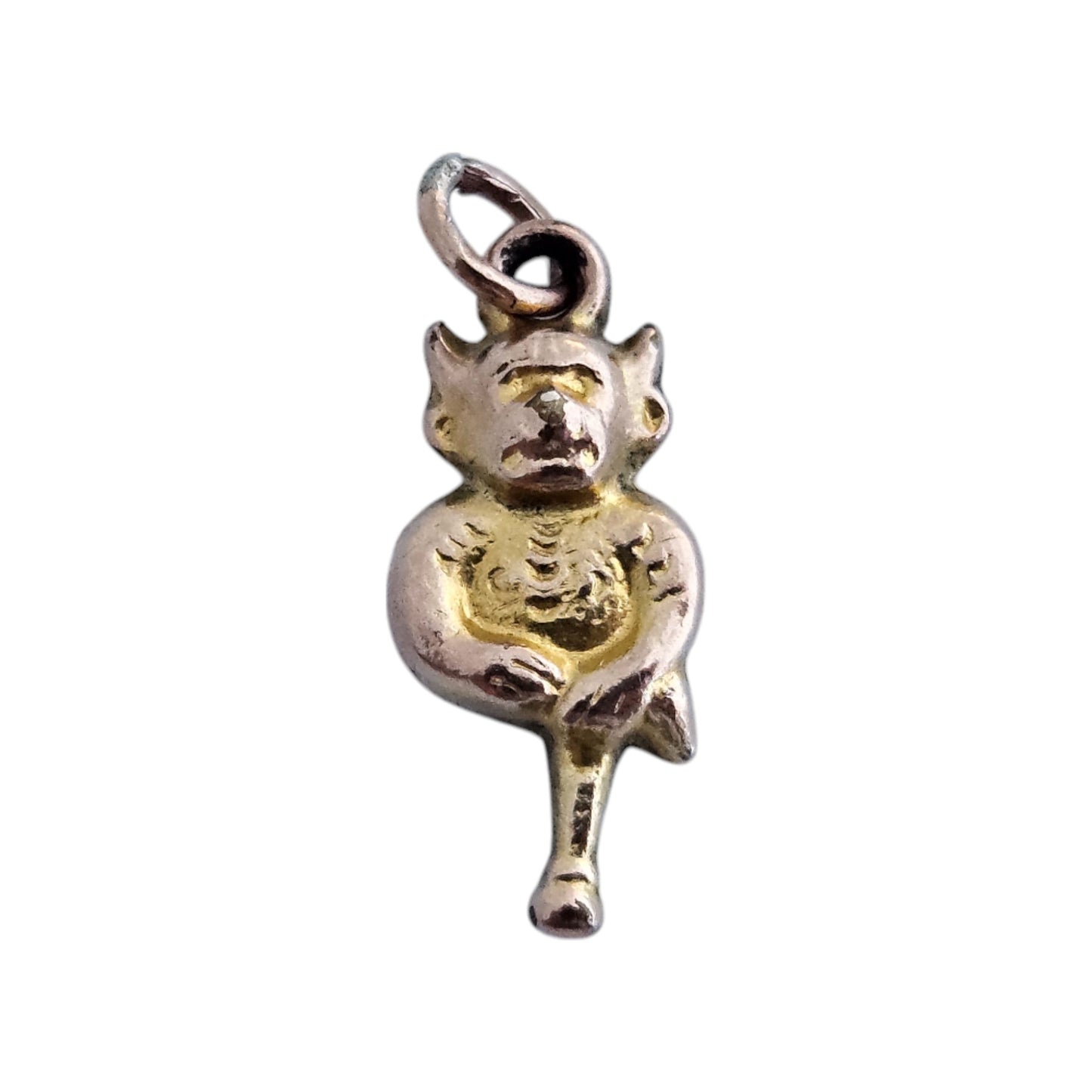 Antique 9ct Gold Imp or Pixie Charm c.1900 L 1.5 cm 0.5 g.