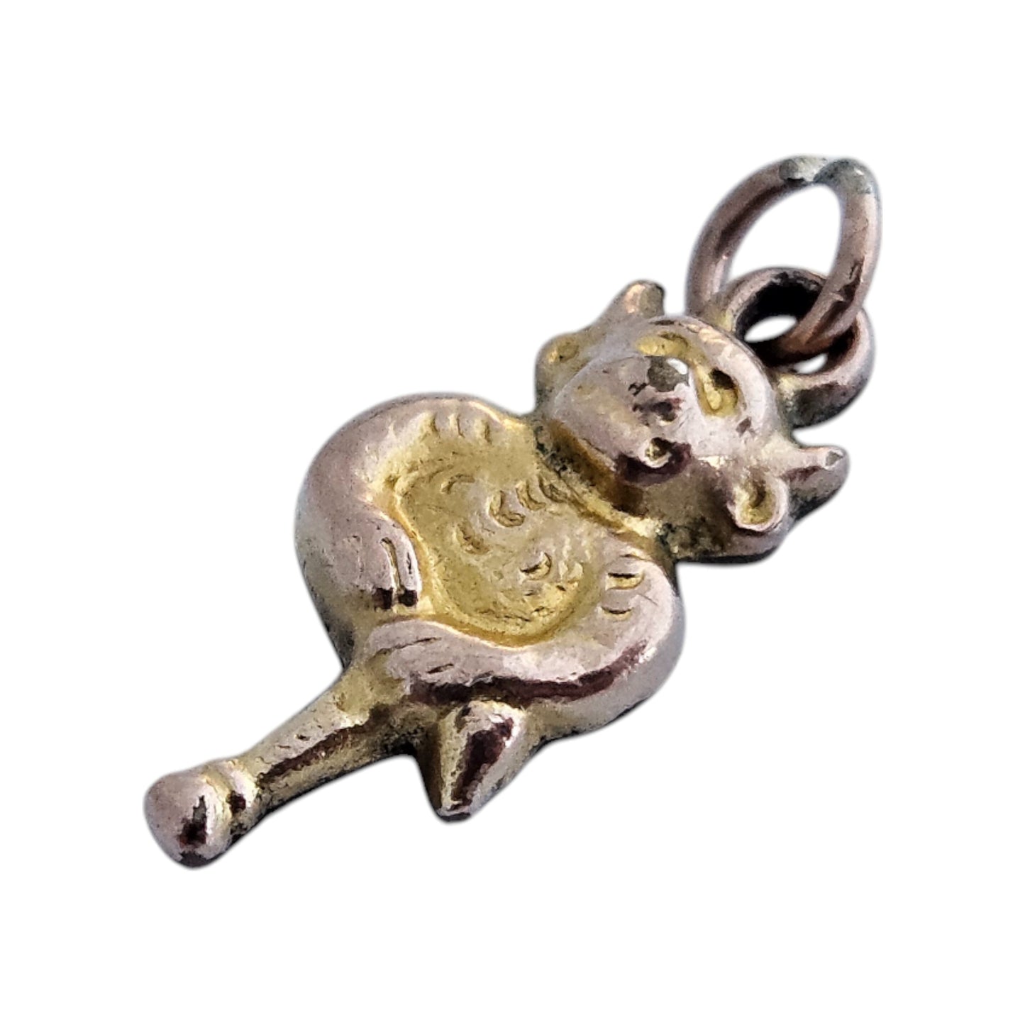 Antique 9ct Gold Imp or Pixie Charm c.1900 L 1.5 cm 0.5 g.