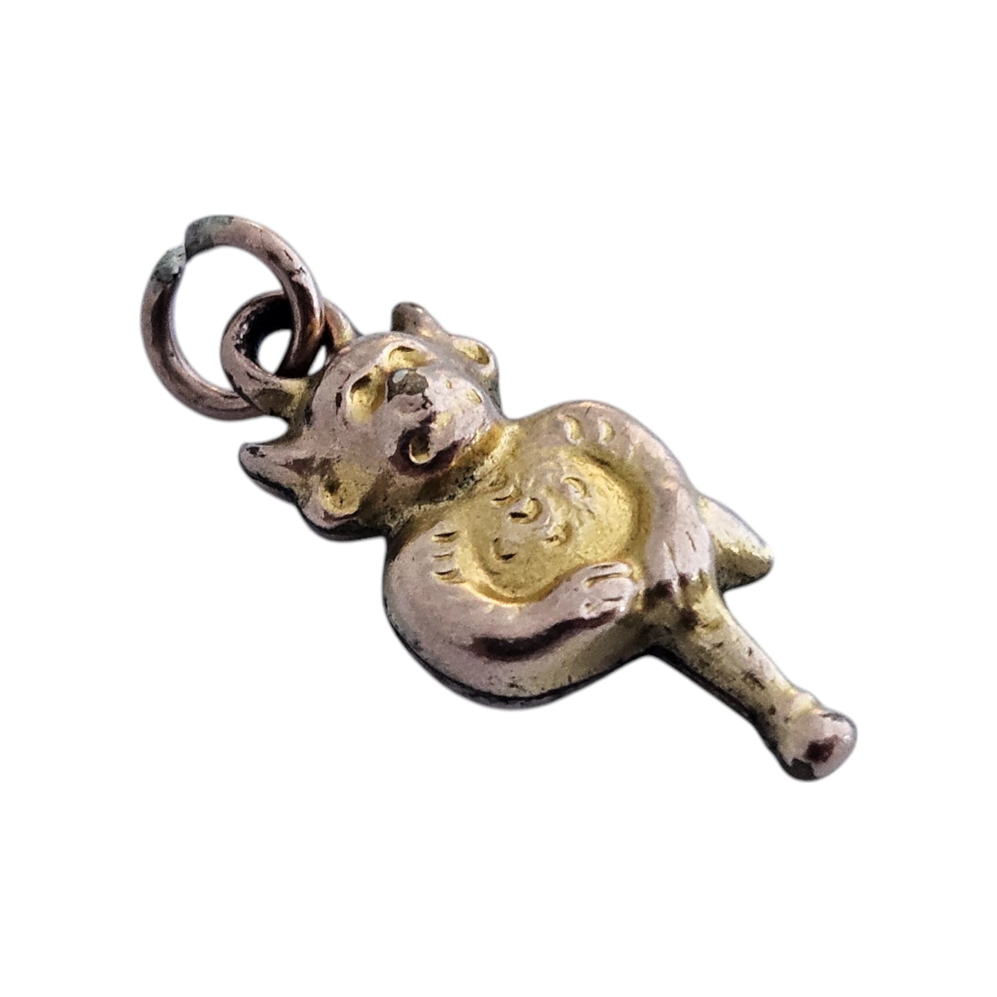 Antique 9ct Gold Imp or Pixie Charm c.1900 L 1.5 cm 0.5 g.