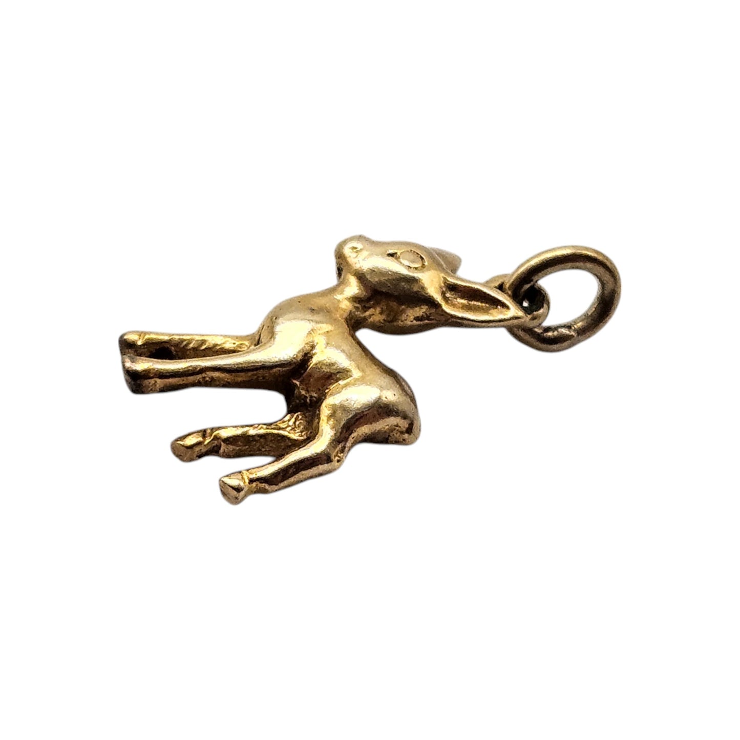 8ct 333 Yellow Gold Bambi Charm L 1.4 cm 1.7 g.