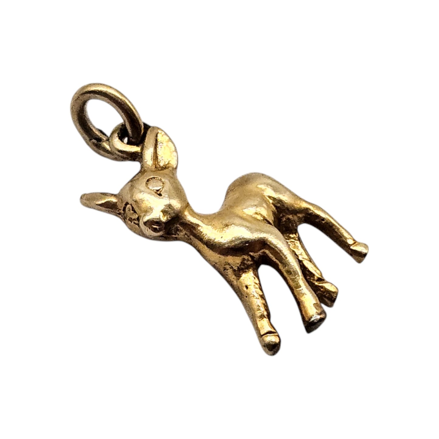 8ct 333 Yellow Gold Bambi Charm L 1.4 cm 1.7 g.