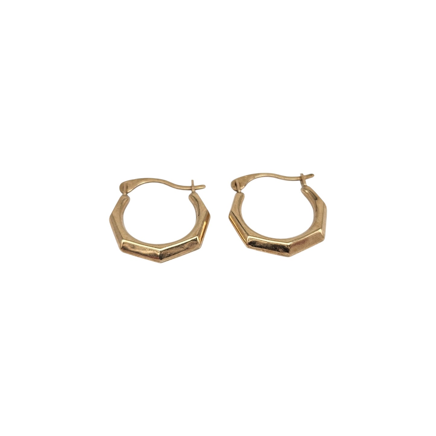 Pair of 9ct 375 Yellow Gold Hoop Earrings