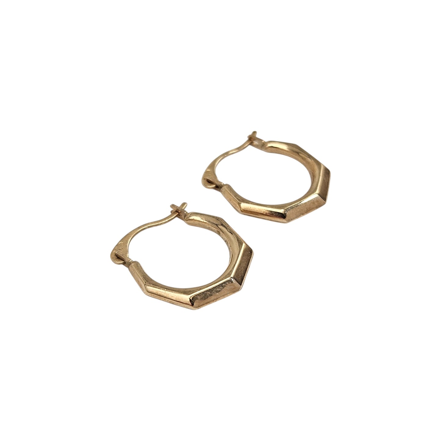 Pair of 9ct 375 Yellow Gold Hoop Earrings