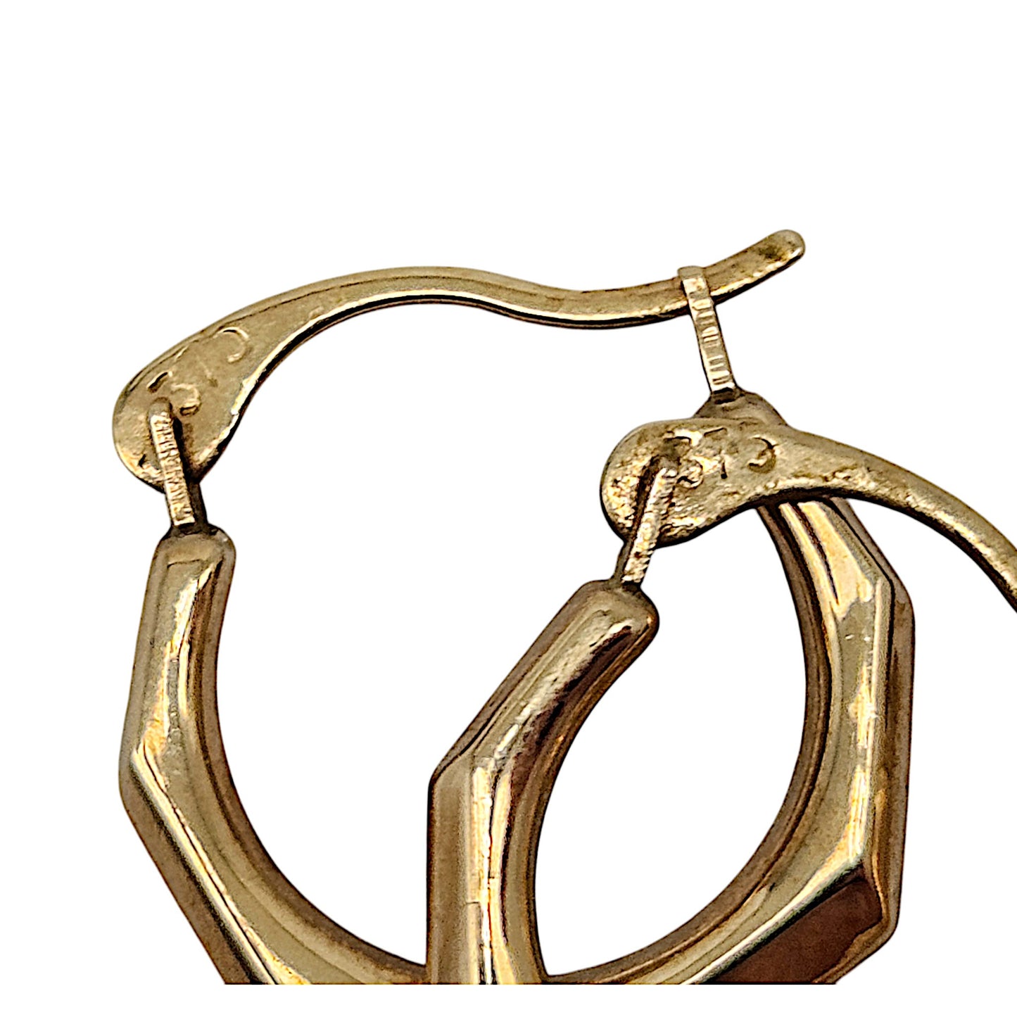 Pair of 9ct 375 Yellow Gold Hoop Earrings