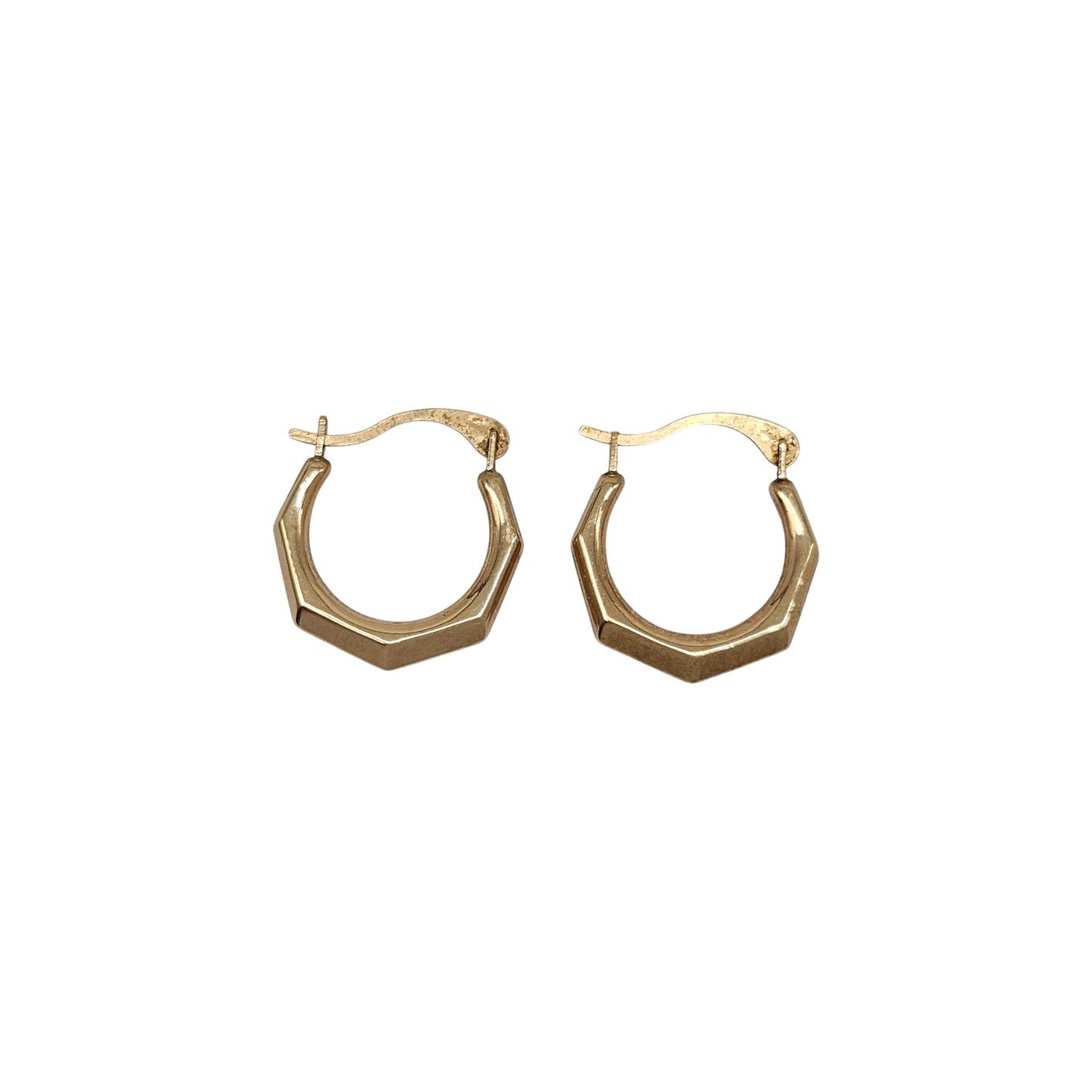 Pair of 9ct 375 Yellow Gold Hoop Earrings