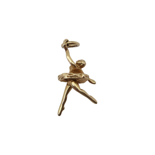 14ct Yellow Gold Ballerina Charm 
