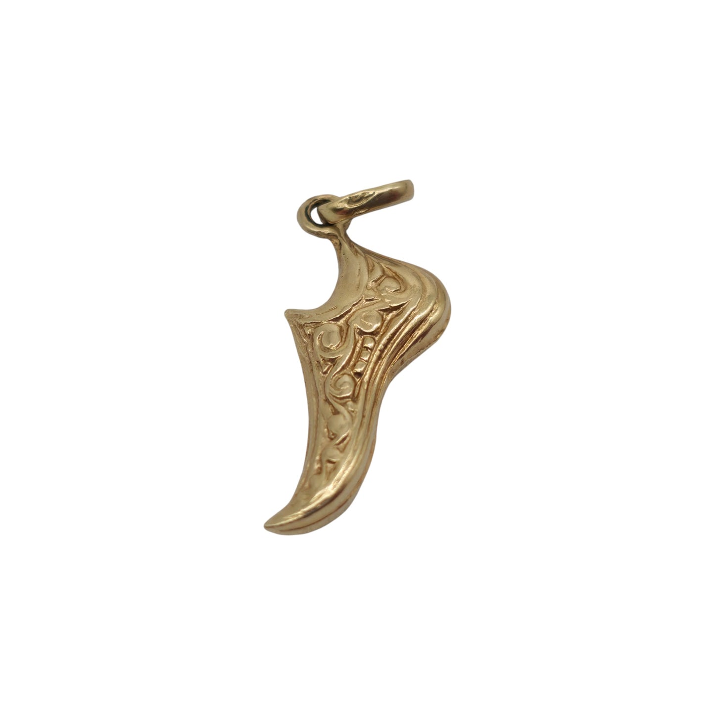 14ct 585 Yellow Gold Boot Charm L 1.7 cm 0.9 g.