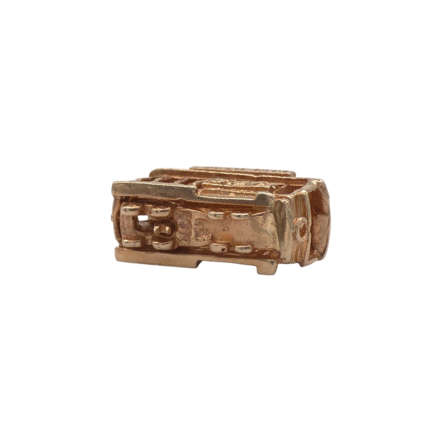 Heavy 14ct Yellow Gold Articulated Cable Car Charm L 1.9 cm 6.4 g.