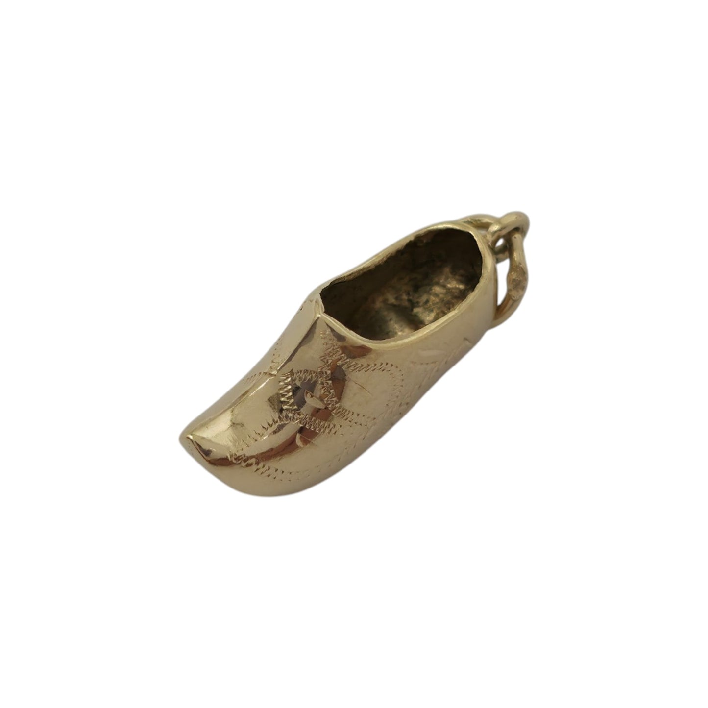 14ct 585 Yellow Gold Clog Charm L 1.6 cm 0.9 g.
