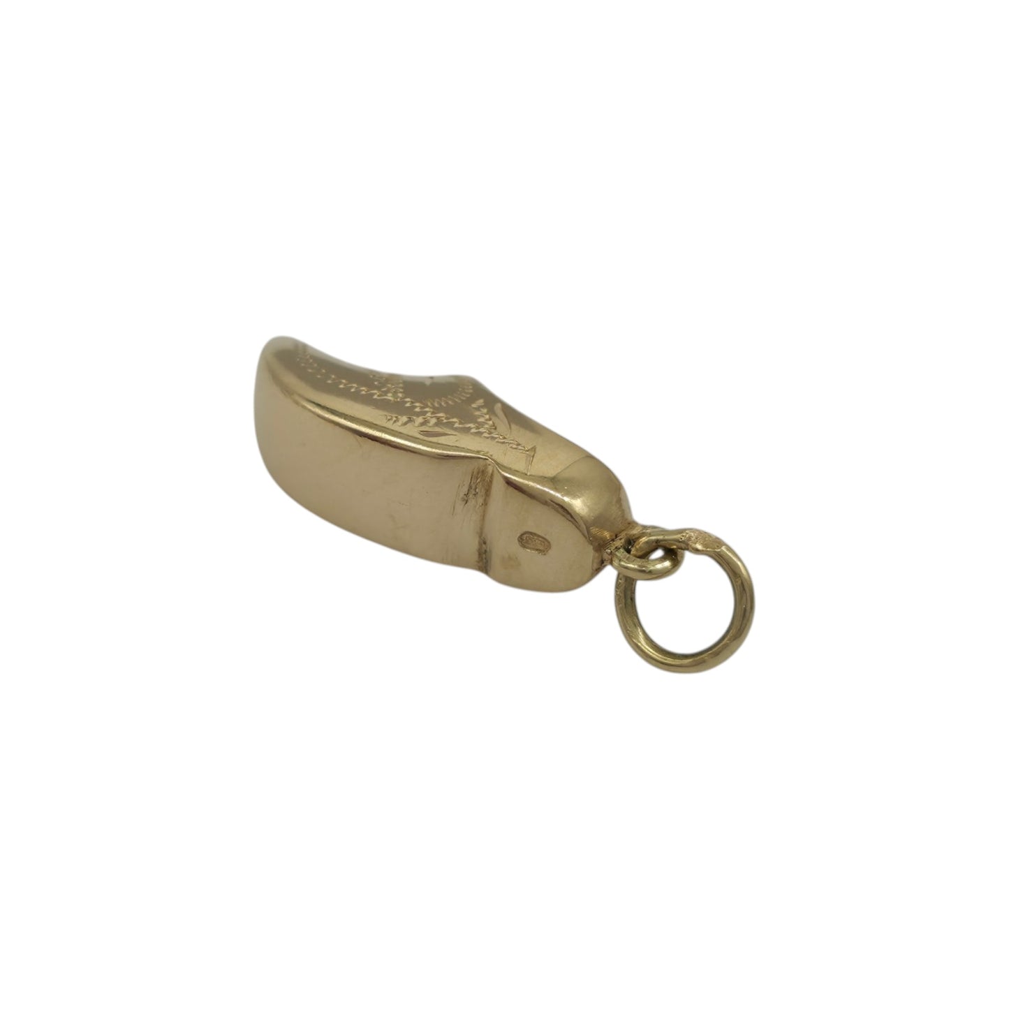14ct 585 Yellow Gold Clog Charm L 1.6 cm 0.9 g.
