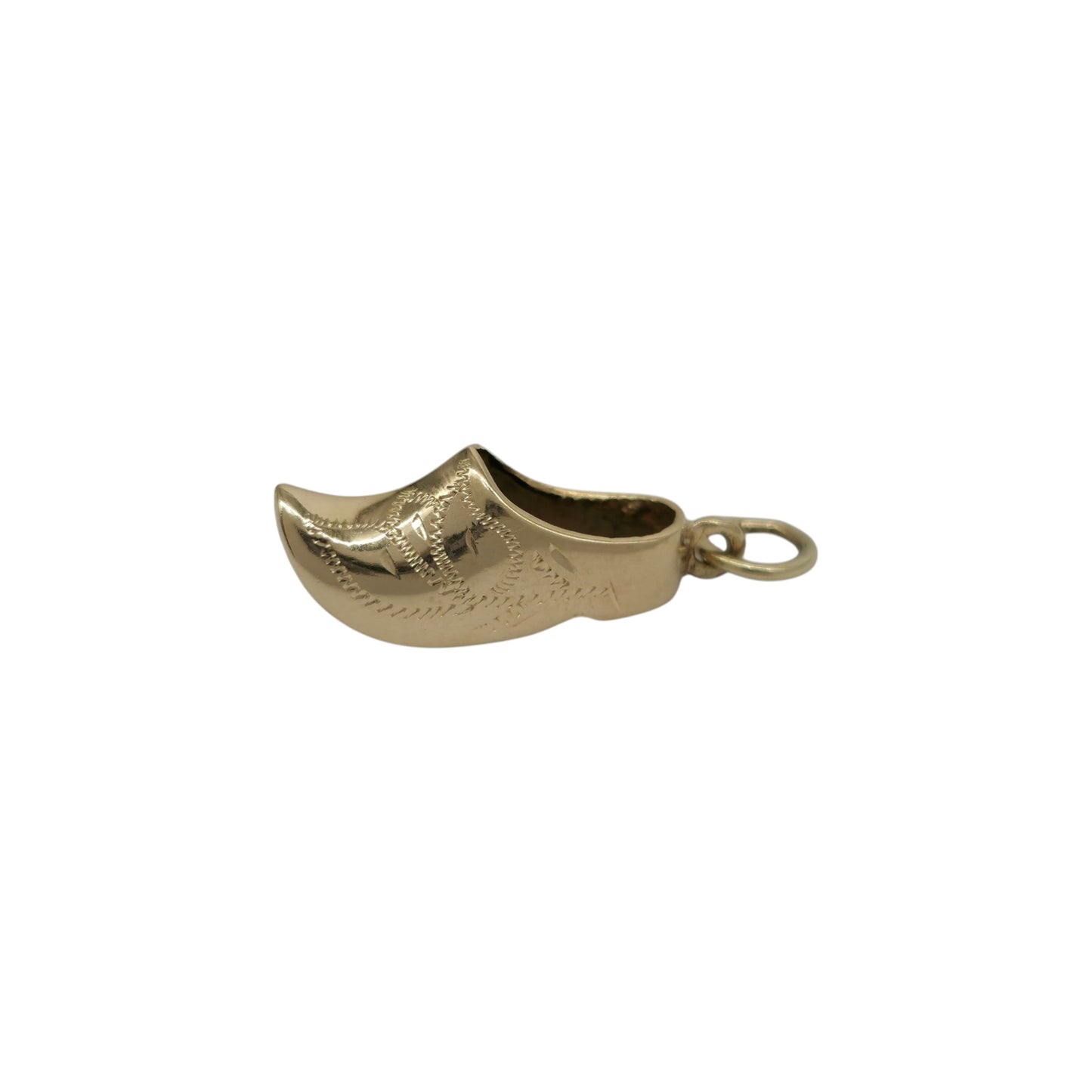14ct 585 Yellow Gold Clog Charm L 1.6 cm 0.9 g.