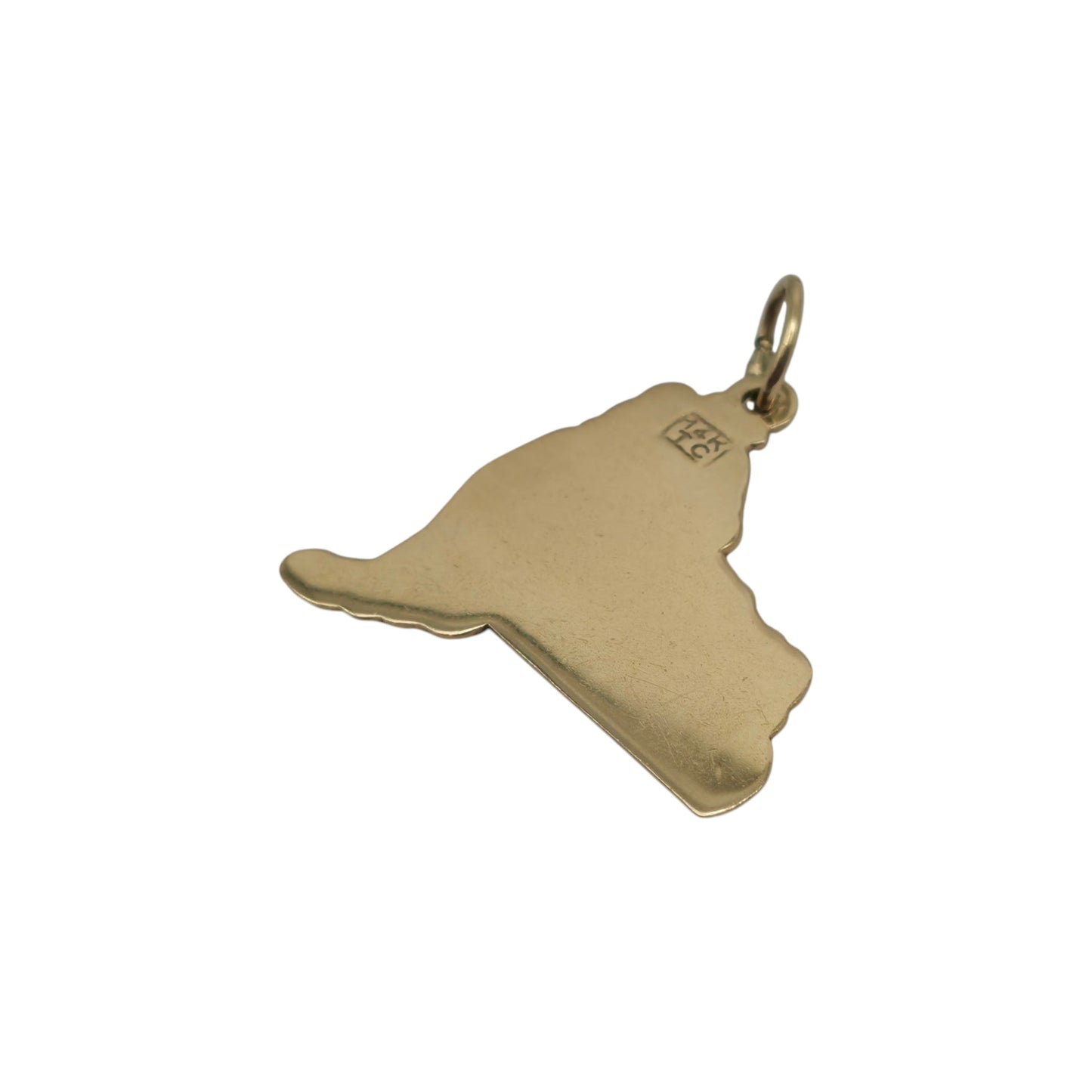 14ct Yellow Gold New York State Charm L 2.0 cm 2.4 g.