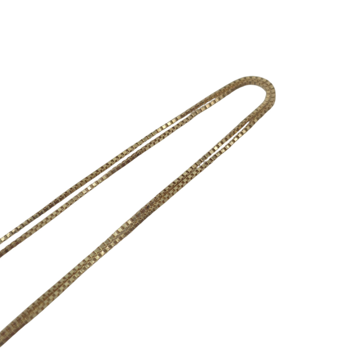 14ct Yellow Gold Pearl Necklace L 46.7 cm 1.2 g.