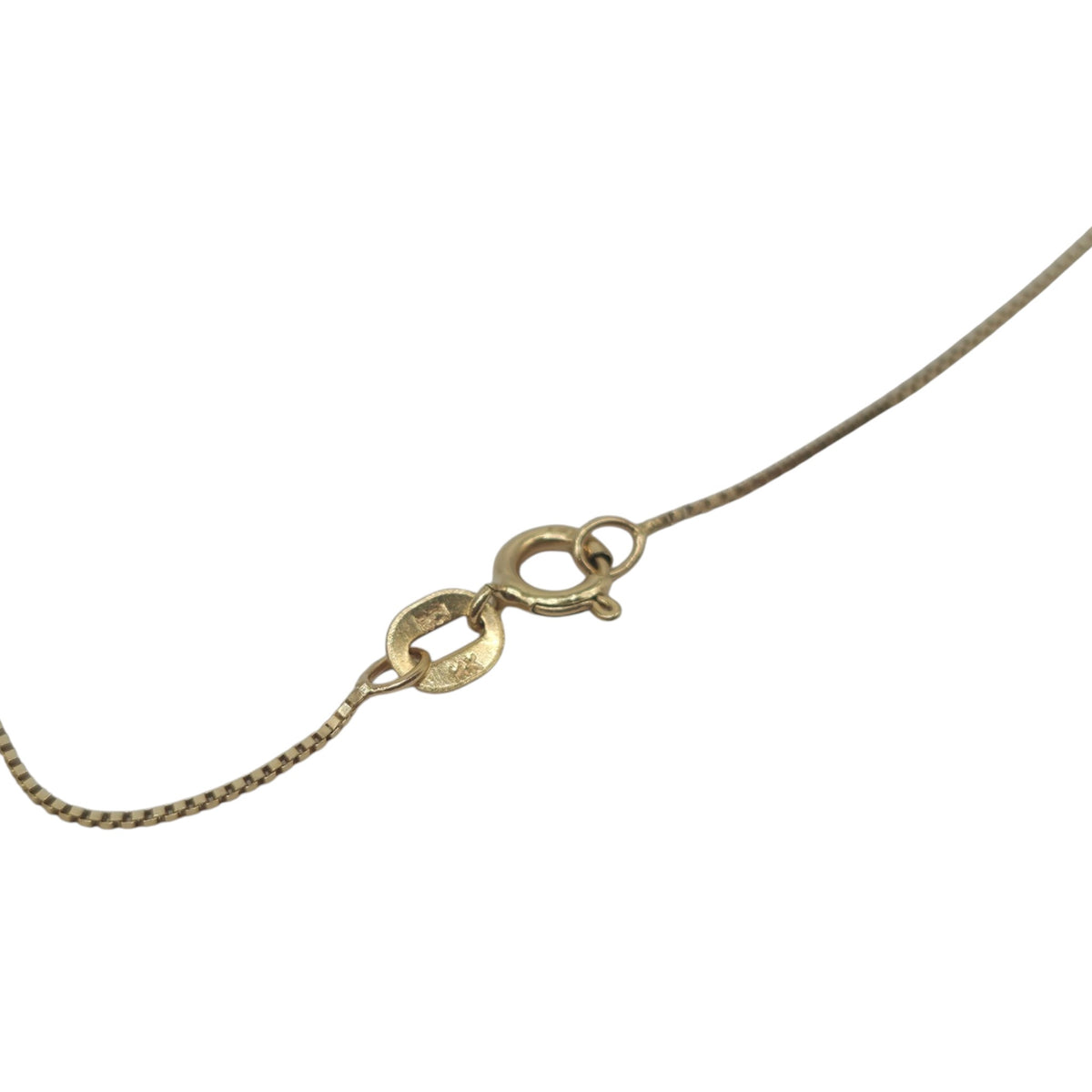 14ct Yellow Gold Pearl Necklace L 46.7 cm 1.2 g.