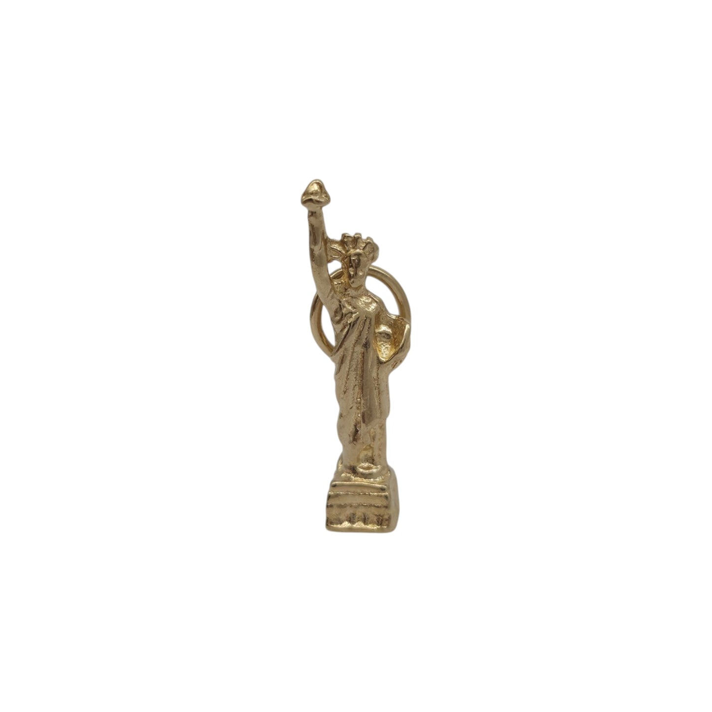 14ct Yellow Gold Statue Of Liberty Charm L 1.7 cm 1.0 g.