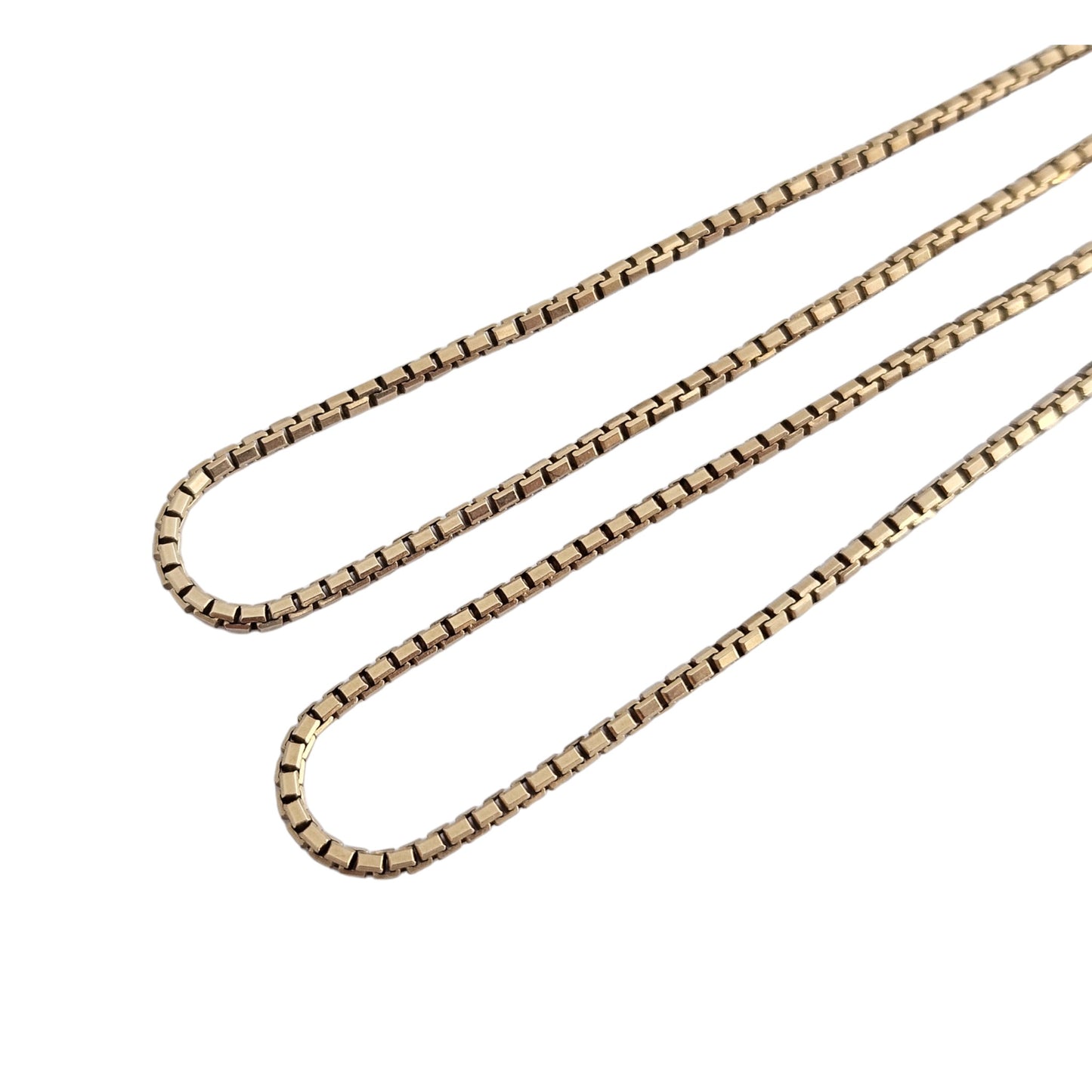 14ct Yellow Gold Box Link Chain L 45.6 cm 6.4 g