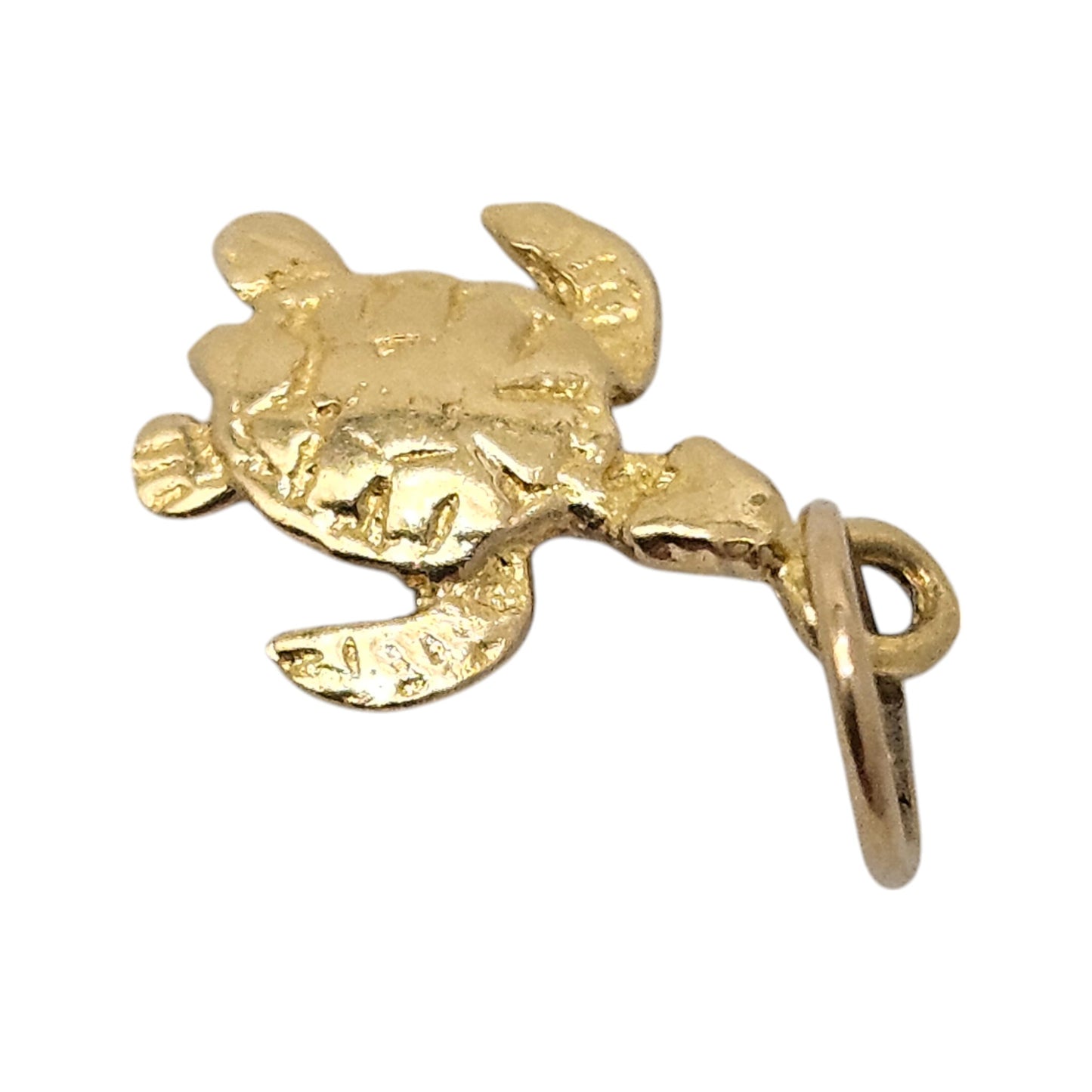14ct Yellow Gold Turtle Charm L 1.0 cm 0.7 g.