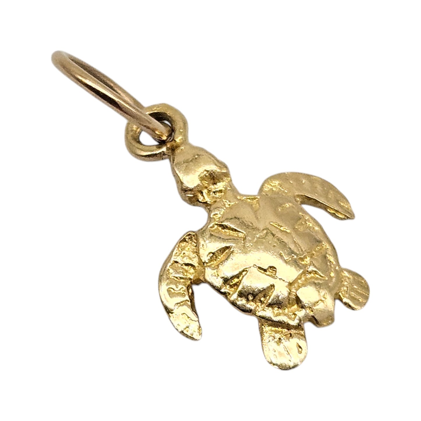 14ct Yellow Gold Turtle Charm L 1.0 cm 0.7 g.