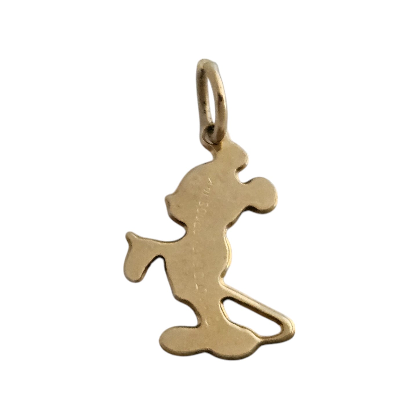 Walt Disney 14ct Yellow Gold Mickey Mouse Charm L 1.3 cm 0.4 g