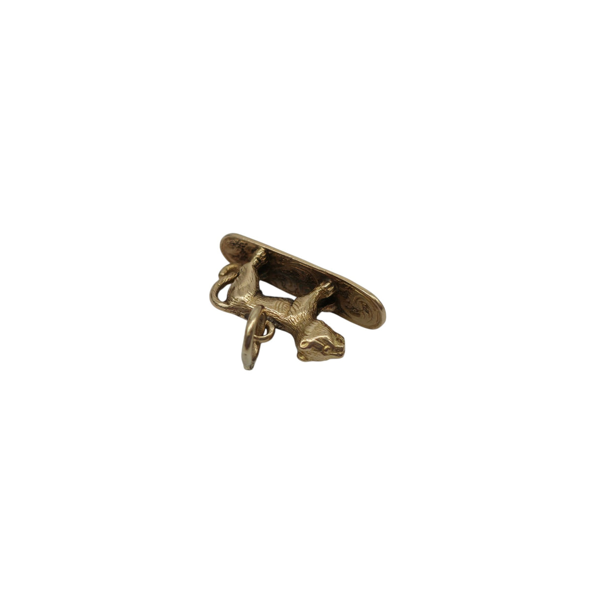 Antique 15ct Yellow Gold Tiger Charm c.1900 L 1.6 cm 1.4 g.