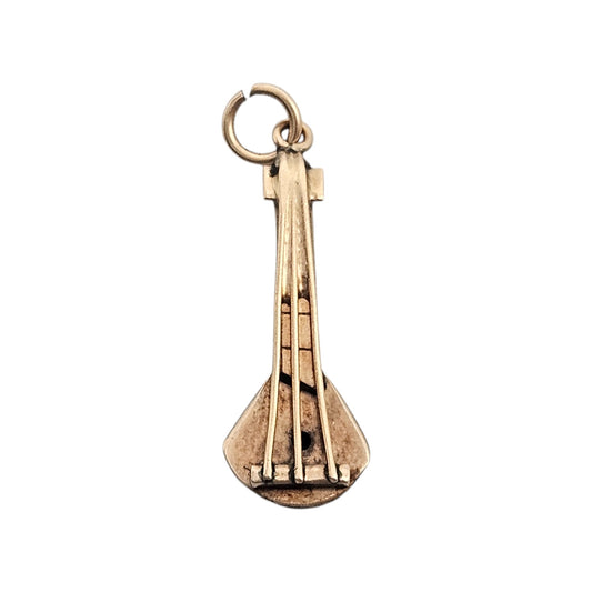 Antique 15ct Yellow Gold Mandolin Charm L 2.5 cm 1.6 g.