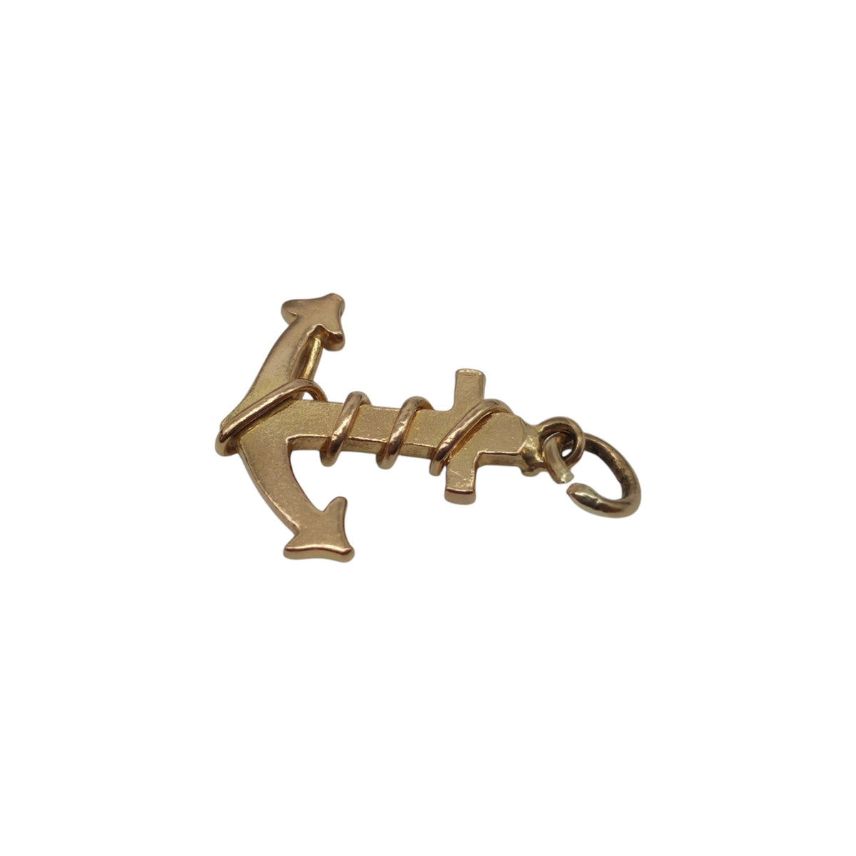 18ct Yellow Gold Anchor Charm L 1.4 cm 1.8 g.