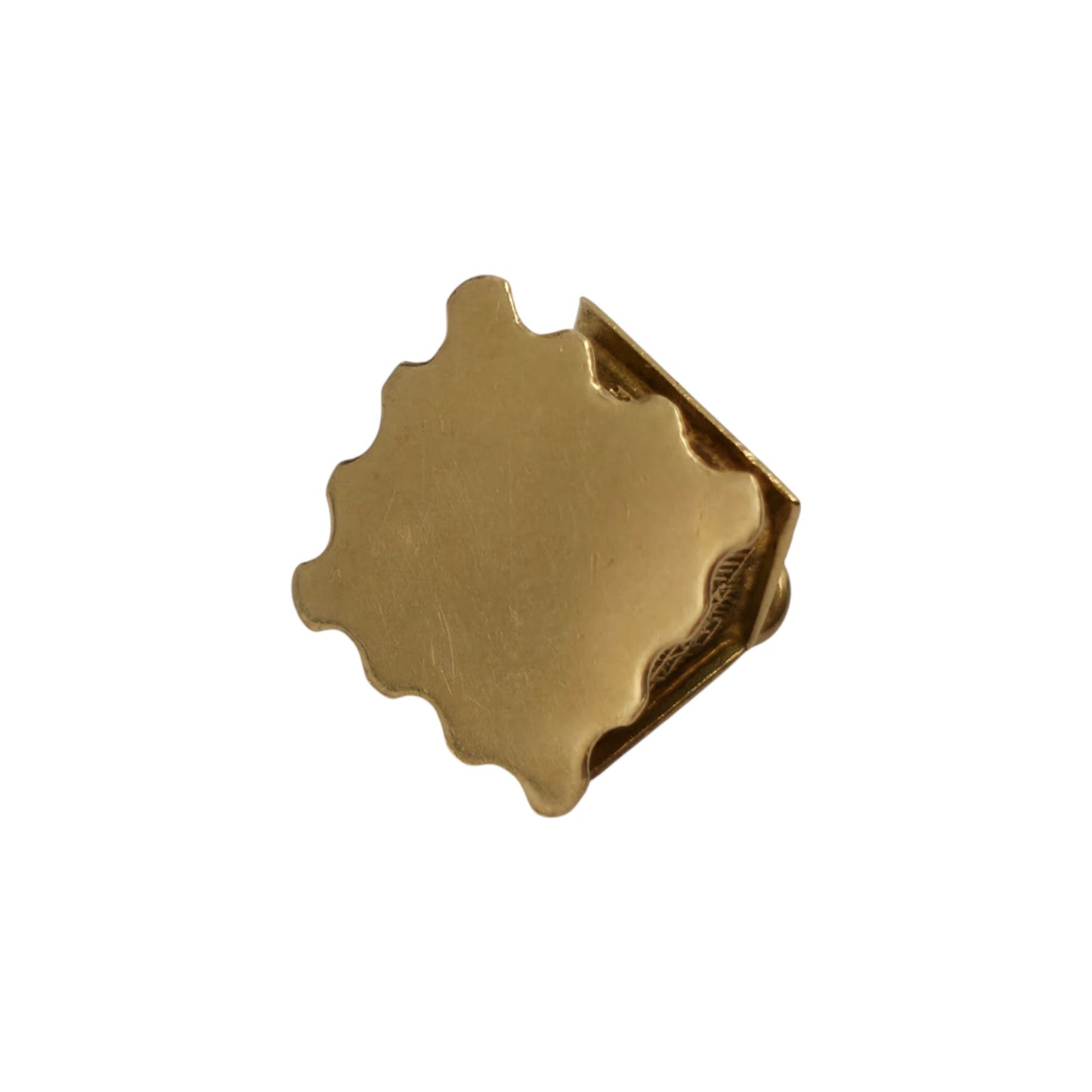 18ct 750 Yellow Gold & Enamel Chalet Opening Charm L 1.2 cm 3.1 g.