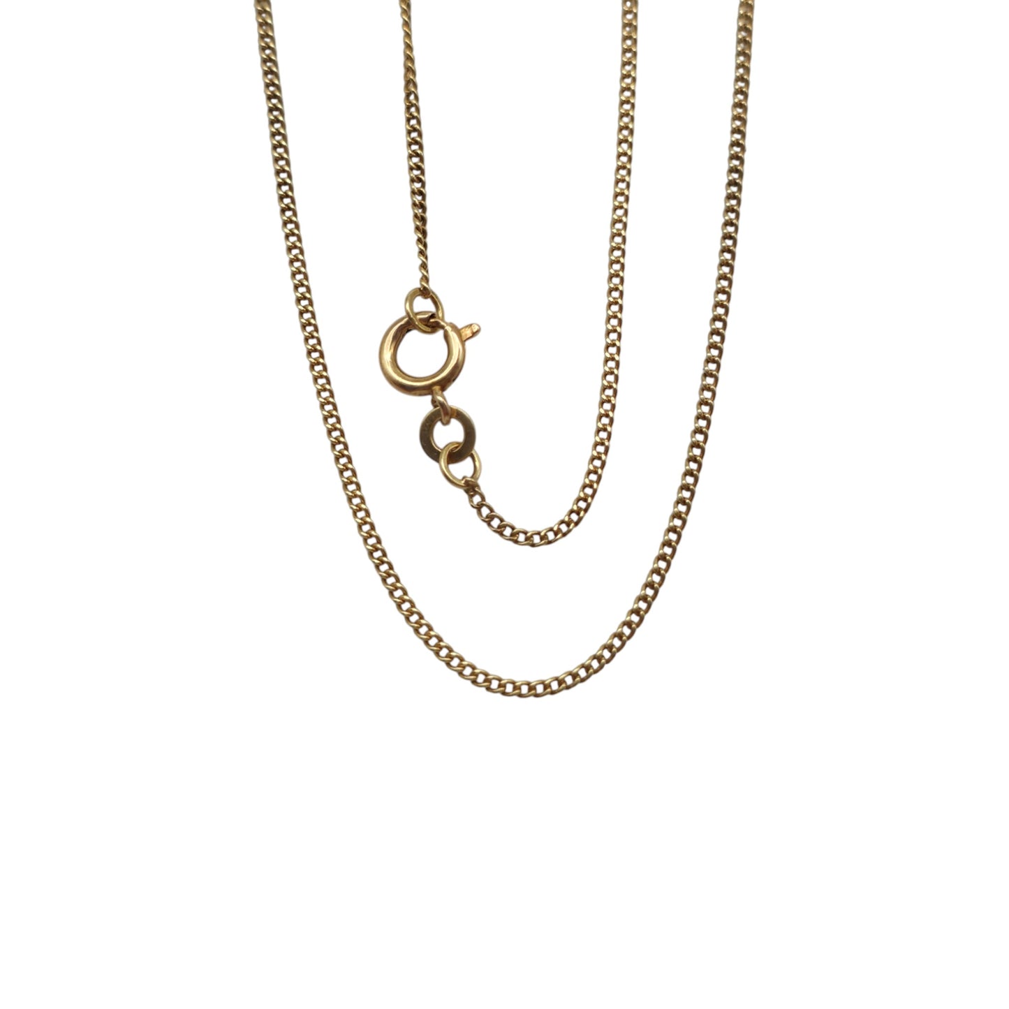 18ct 750 Yellow Gold Curb Chain L 53.0 cm 3.8 g.
