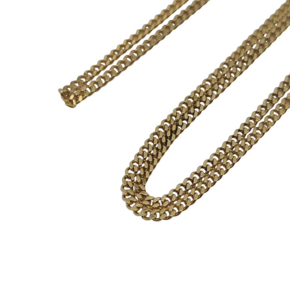 18ct 750 Yellow Gold Curb Link Chain 1992 L 60.2 cm 6.6 g.