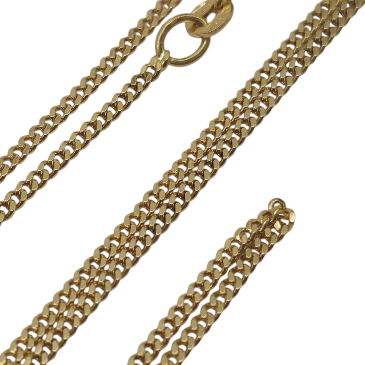 18ct 750 Yellow Gold Curb Link Chain 1992 L 60.2 cm 6.6 g.