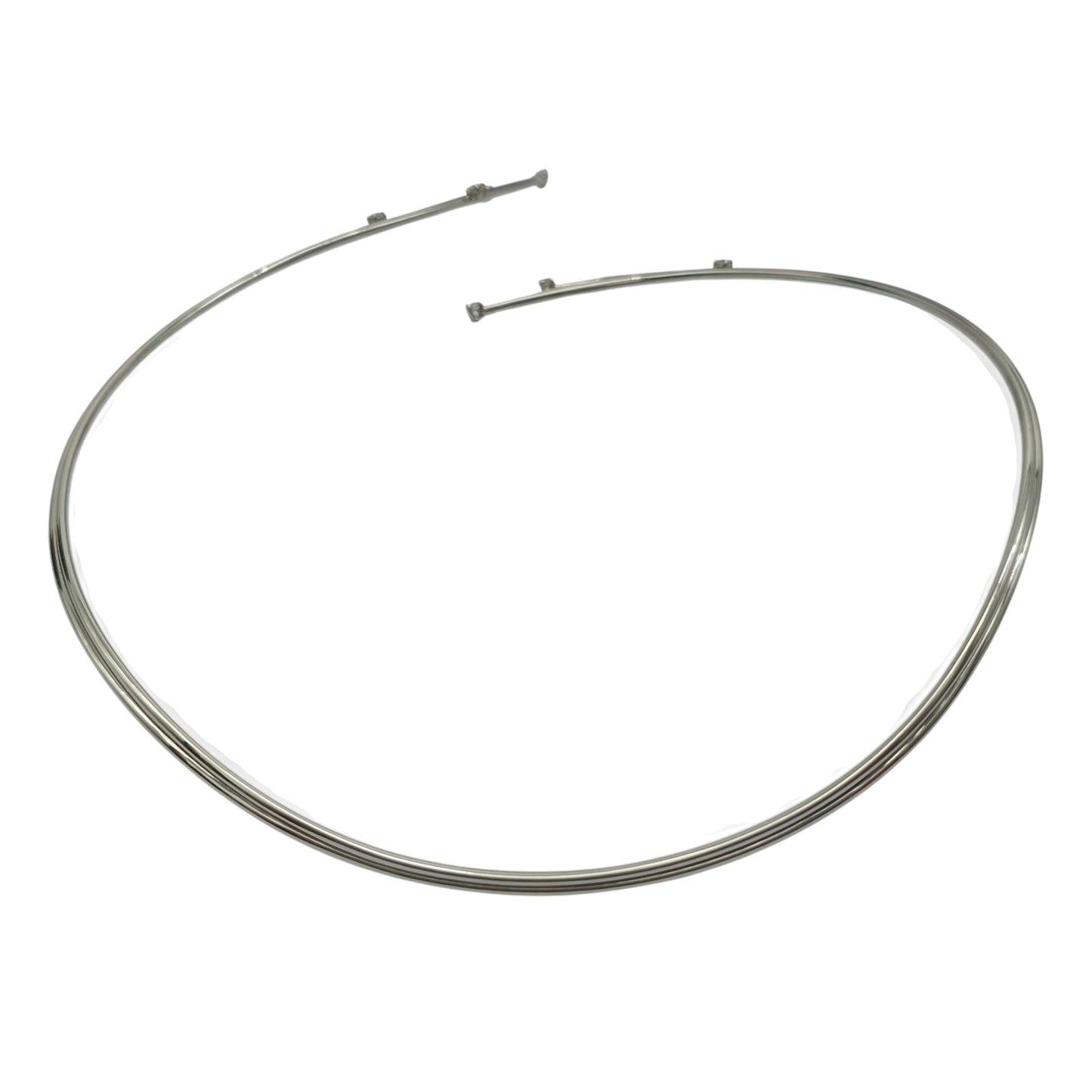 18金 750 ホワイトゴールド ダイヤモンドネックレス 19.2g