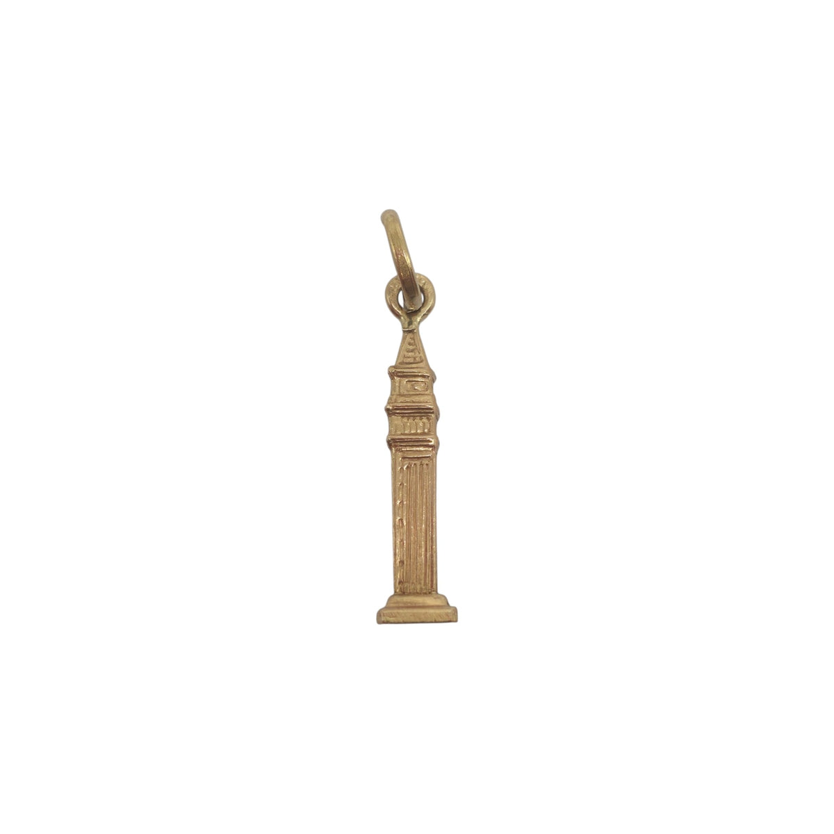 18ct 750 Yellow Gold Empire State Building NYC Pendant L 2.0 cm 1.1 g.