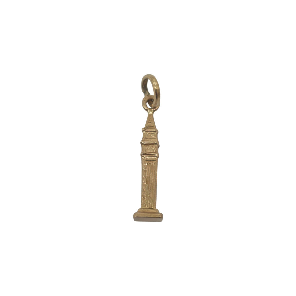 18ct 750 Yellow Gold Empire State Building NYC Pendant L 2.0 cm 1.1 g.