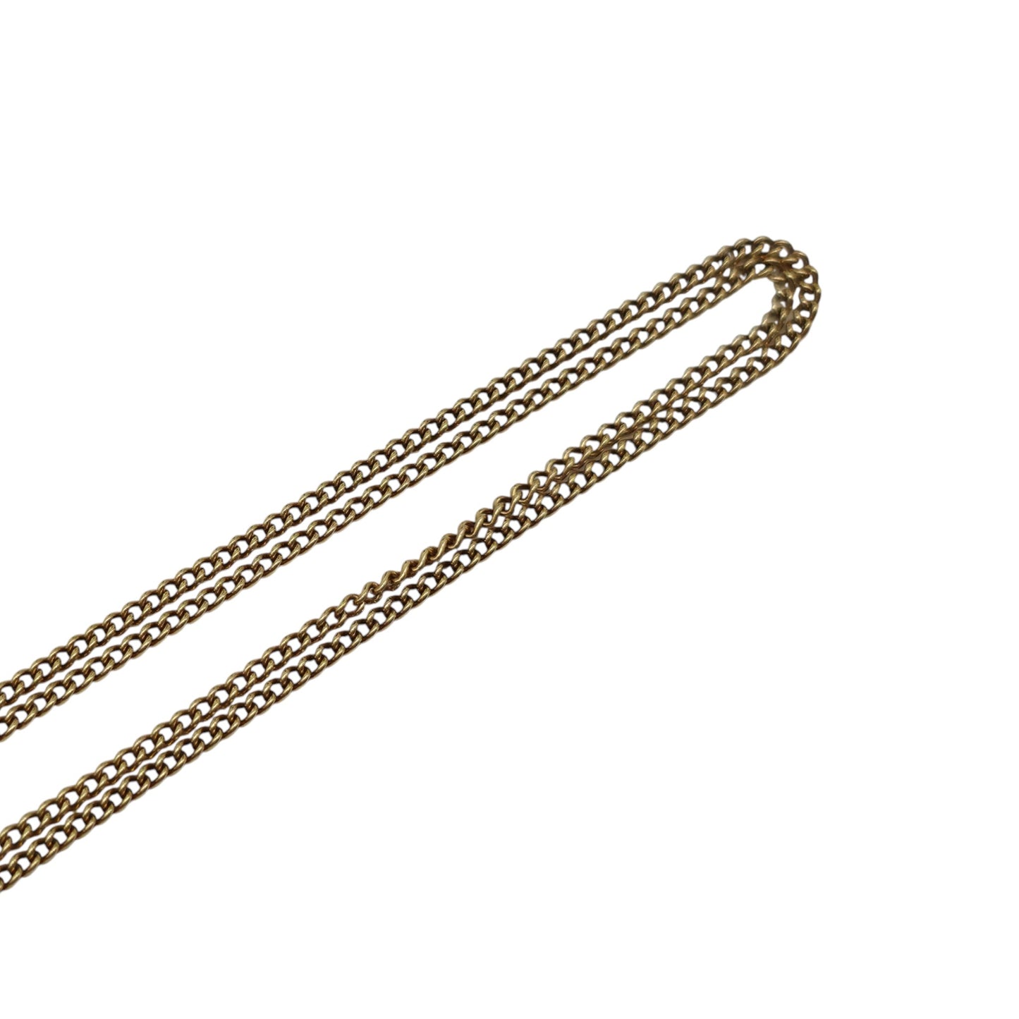 18ct 750 Yellow Gold Fine Curb Chain L 42.7 cm 2.4 g.