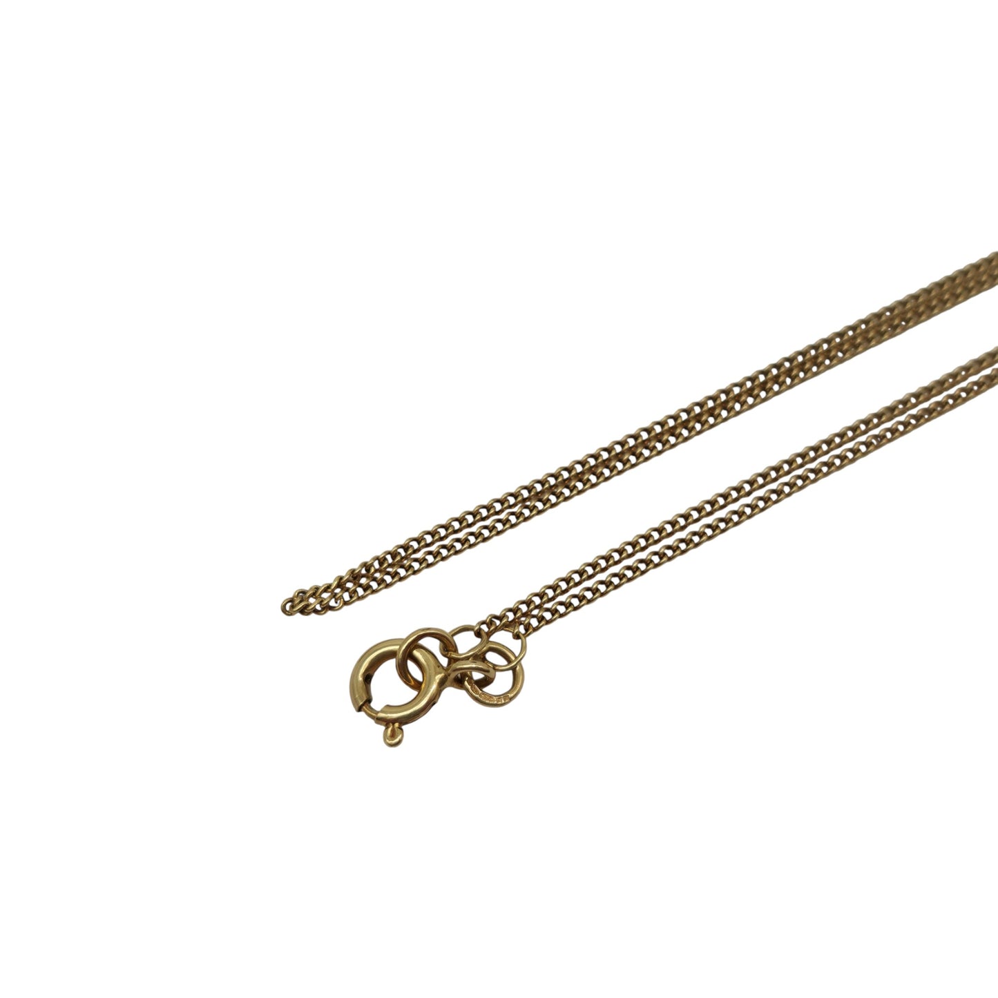 18ct 750 Yellow Gold Fine Curb Chain L 42.7 cm 2.4 g.